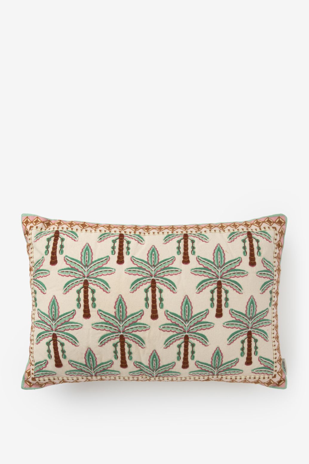 Coussin avec palmiers - multicolore