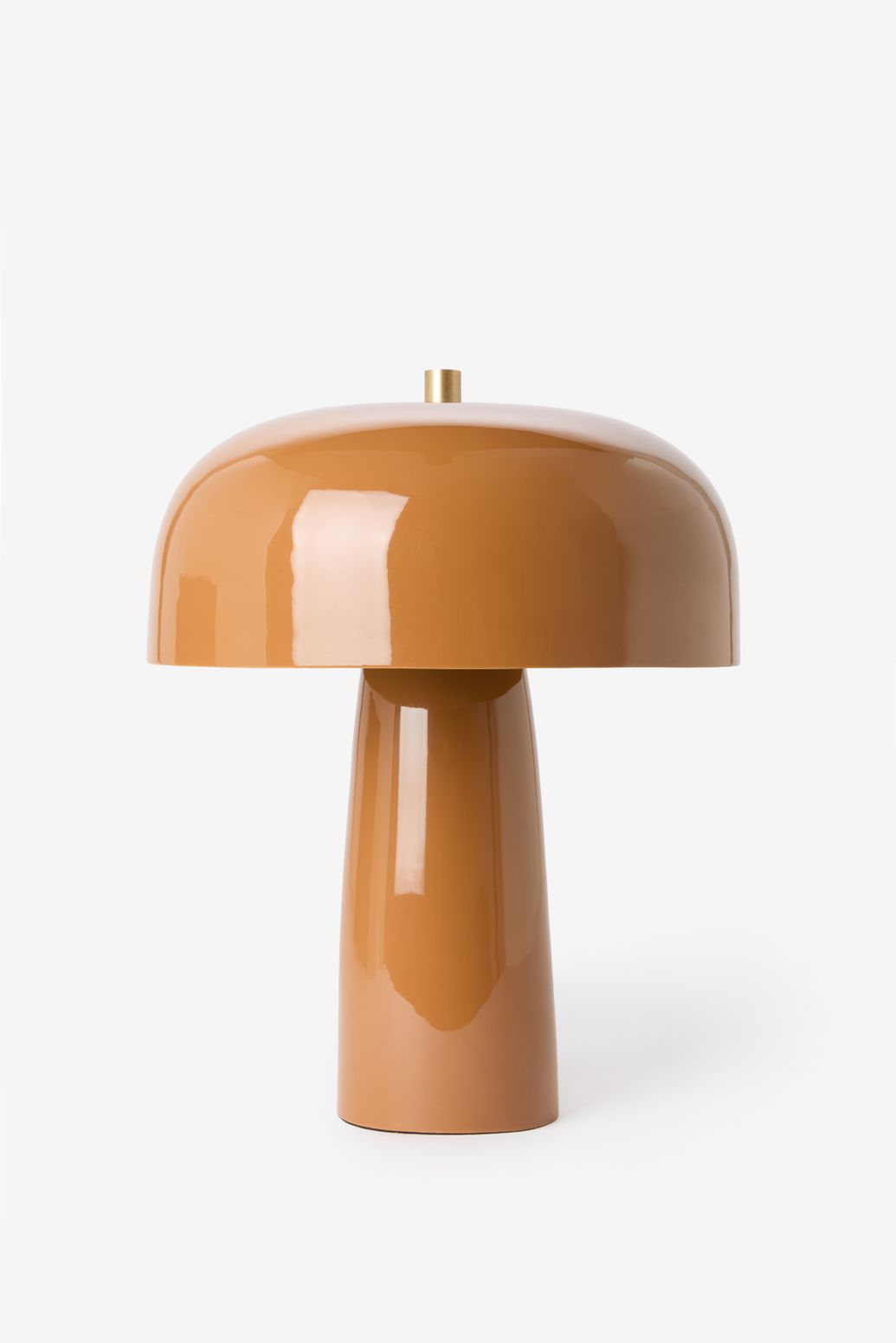 Lampe à poser coupole - marron