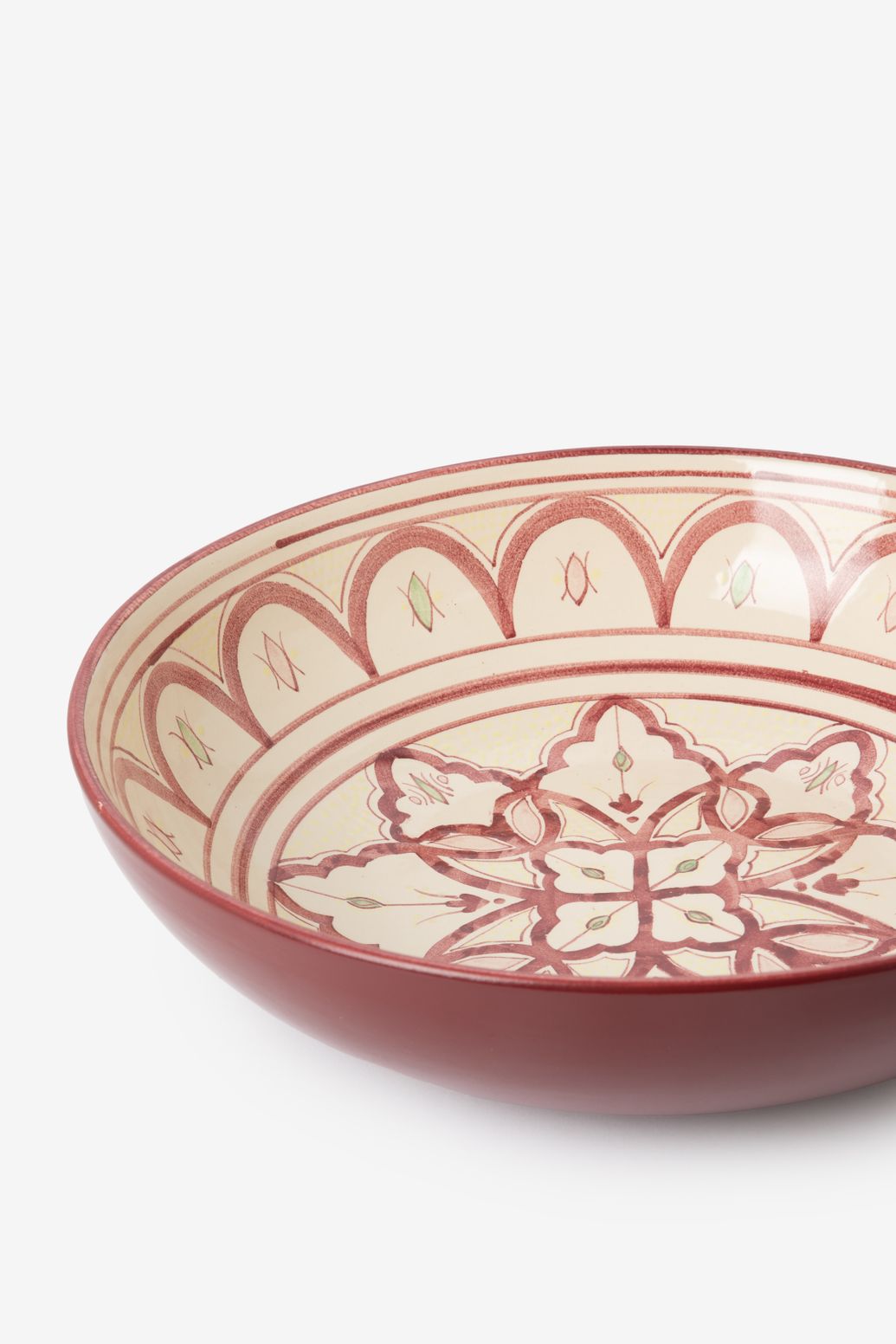 Saladier avec motif - rose foncé