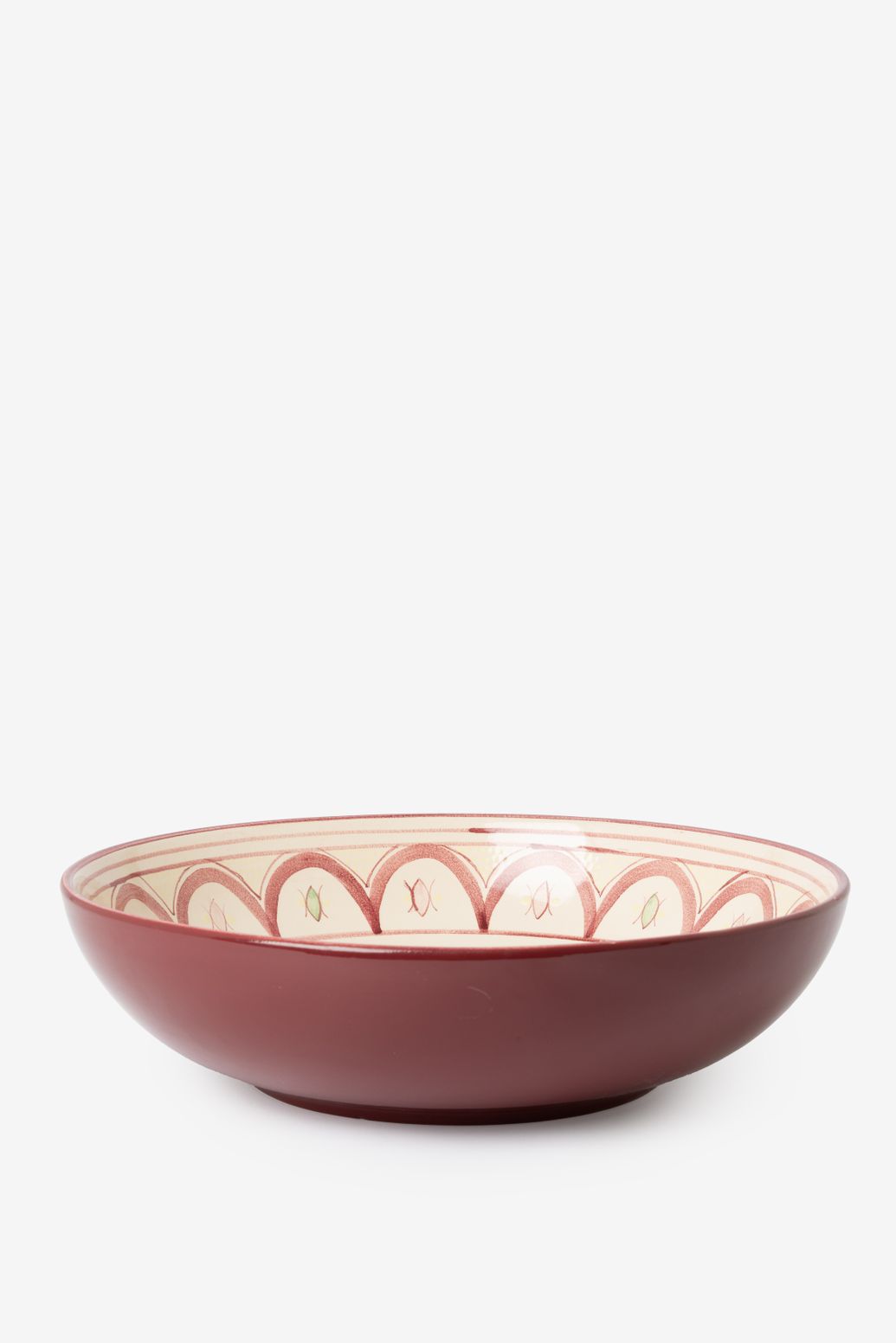 Saladier avec motif - rose foncé