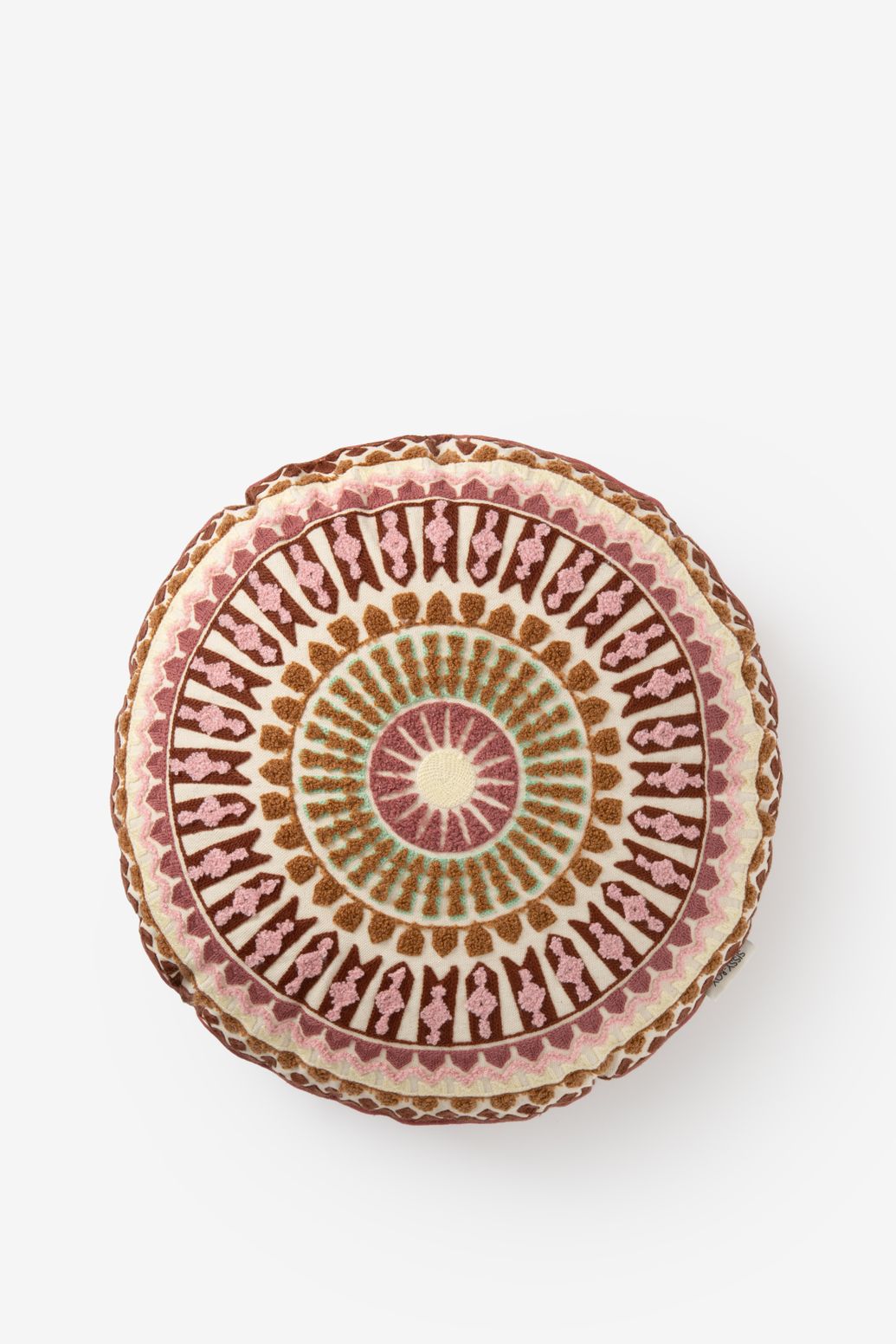 Rundes Kissen - mehrfarbig