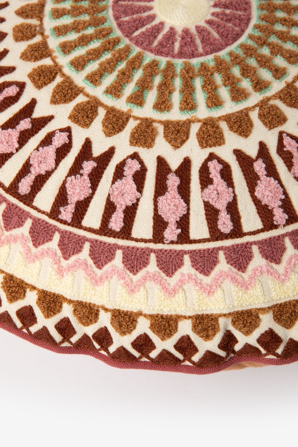 Rundes Kissen - mehrfarbig