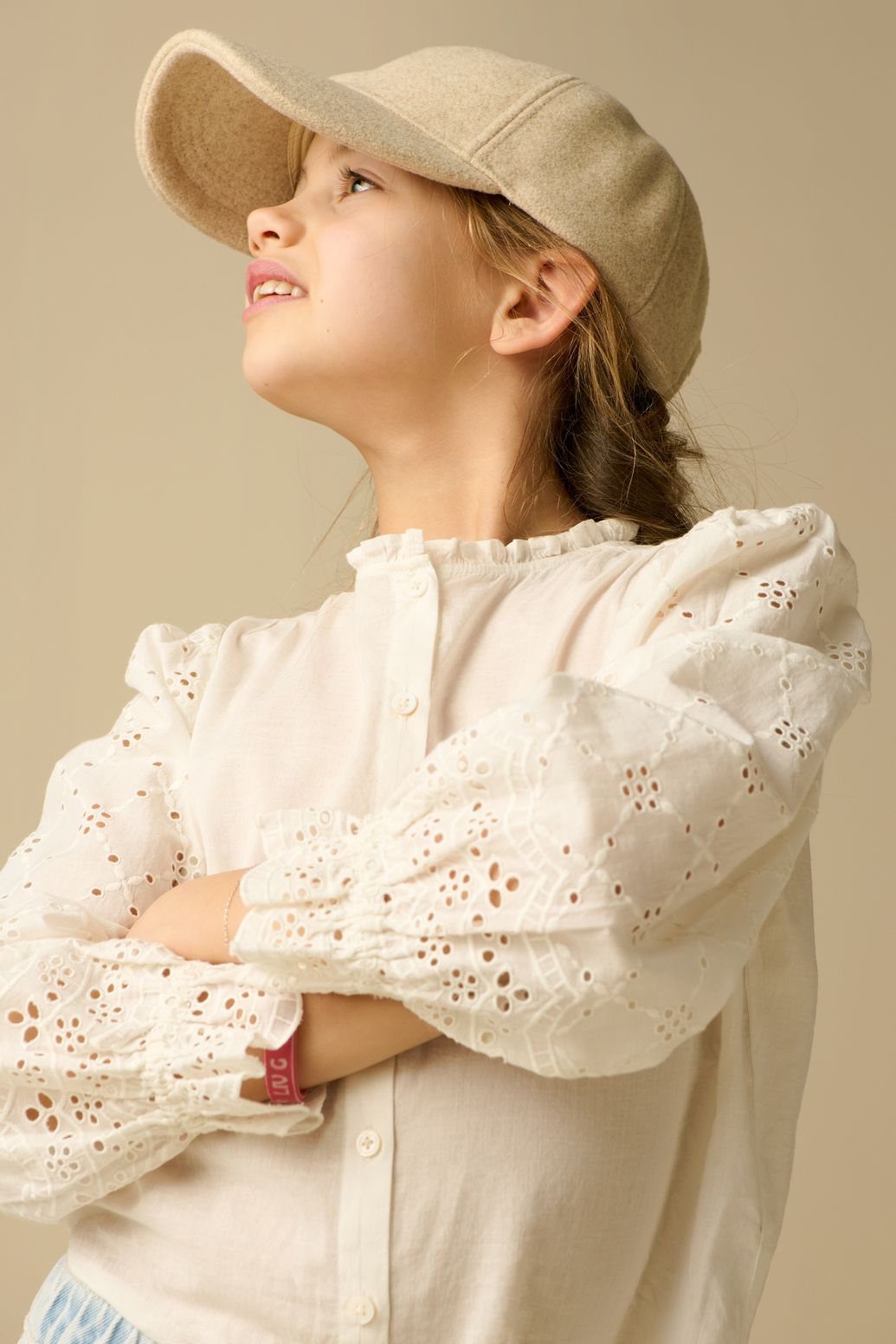 Witte blouse met embroidery