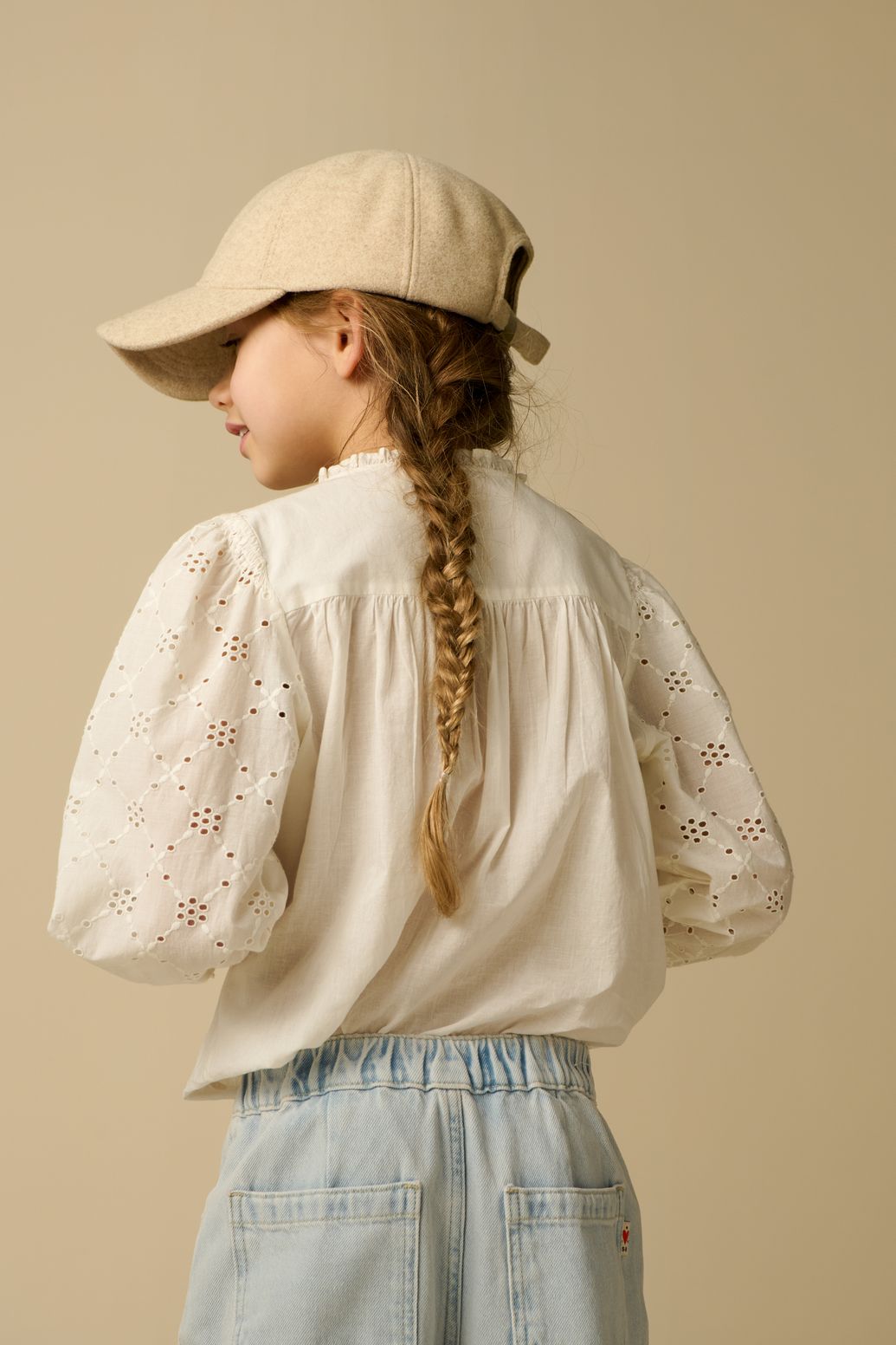 Witte blouse met embroidery
