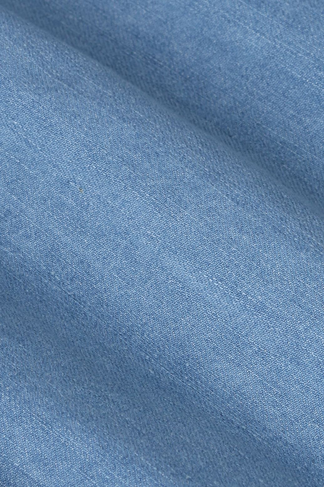 Jeanskleid mit Stickerei - blau