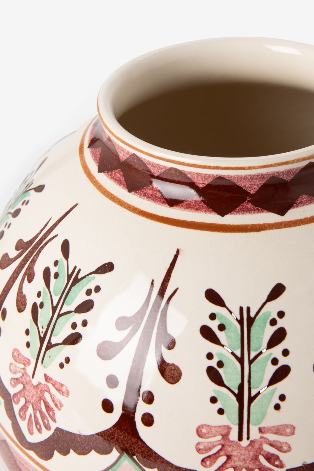 Multicolour vaas met print