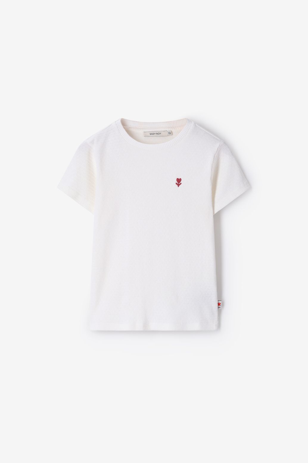 Wit t-shirt met embroidery