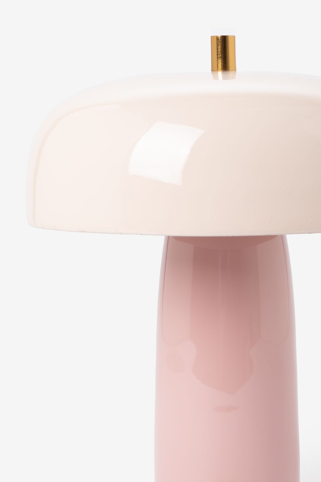 Lichtroze Cupola tafellamp small