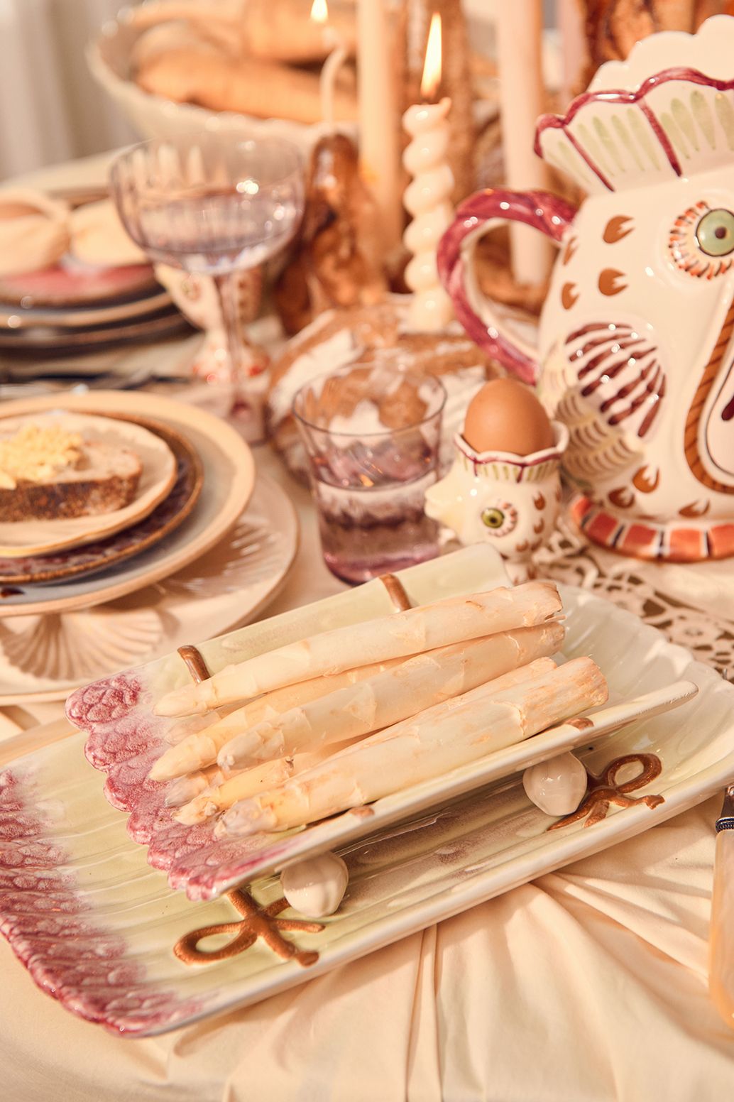 Plat asperges - multicolore