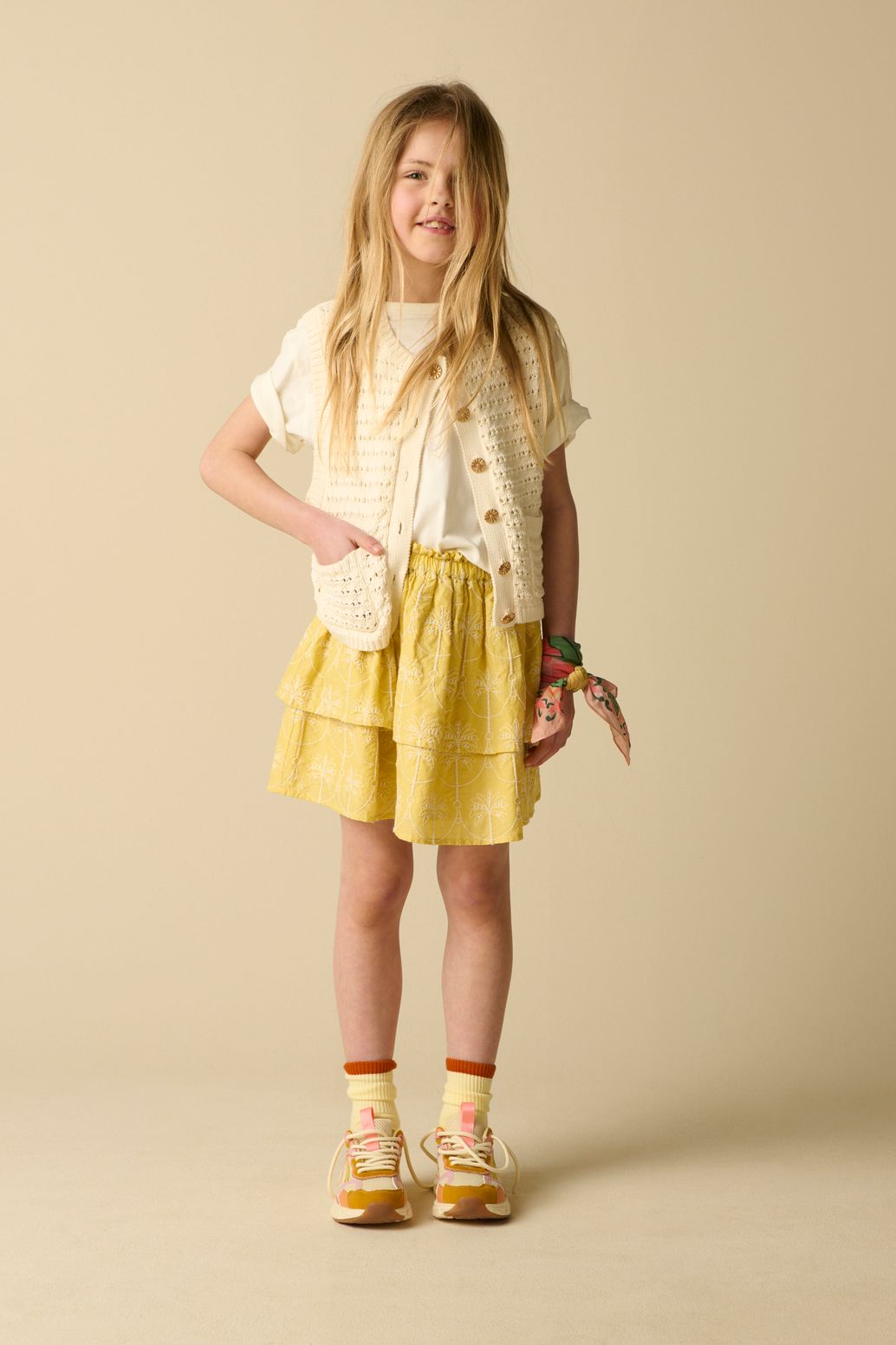 Spencer ajouré - blanc