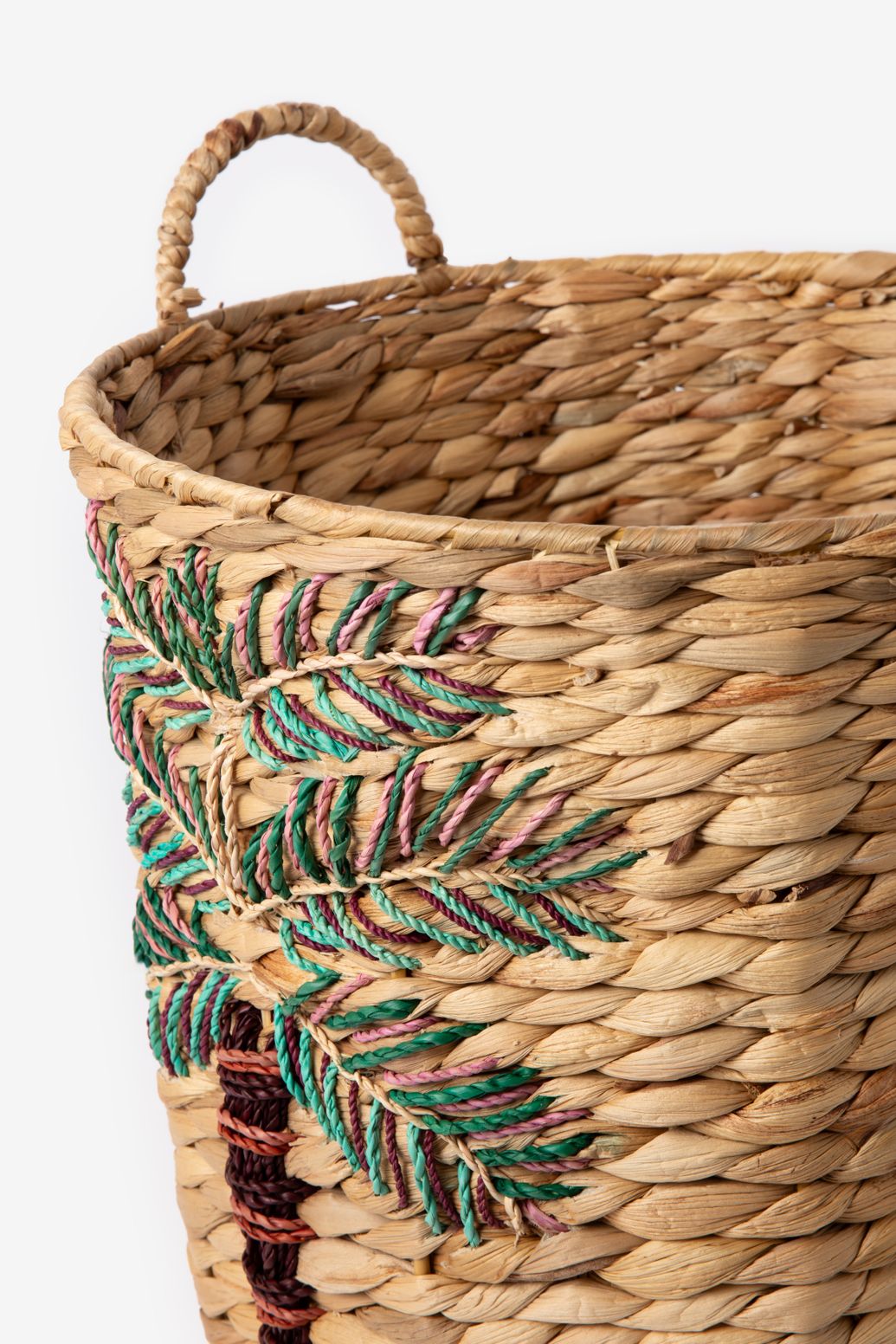Panier medium avec palmier - multicolore