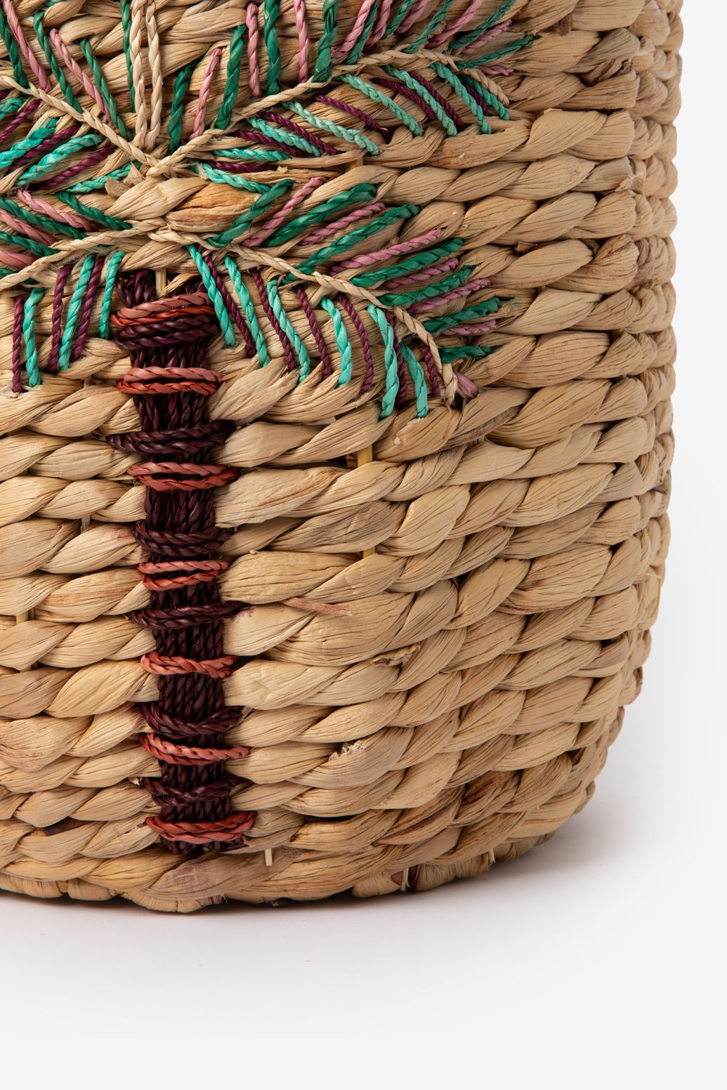 Panier medium avec palmier - multicolore