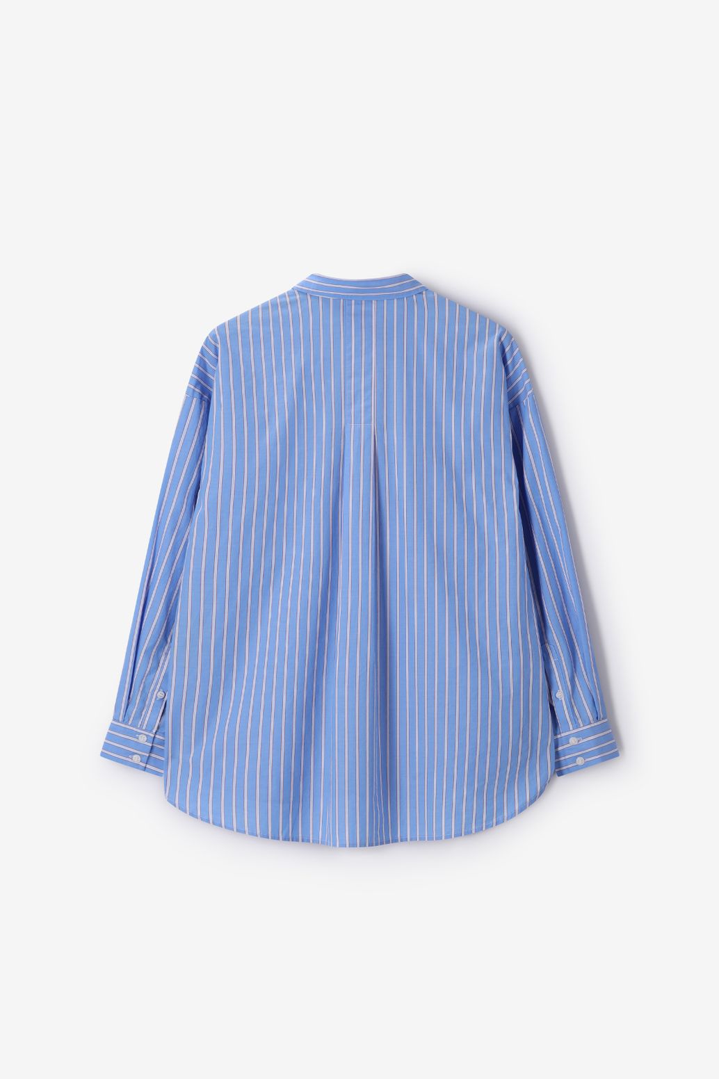 Blauwe gestreepte blouse