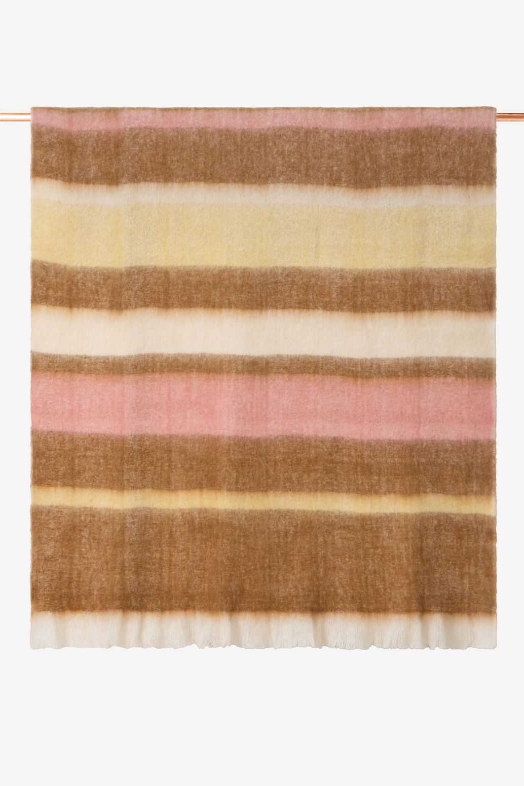 Multicolour sprei met strepen (130x180 CM)