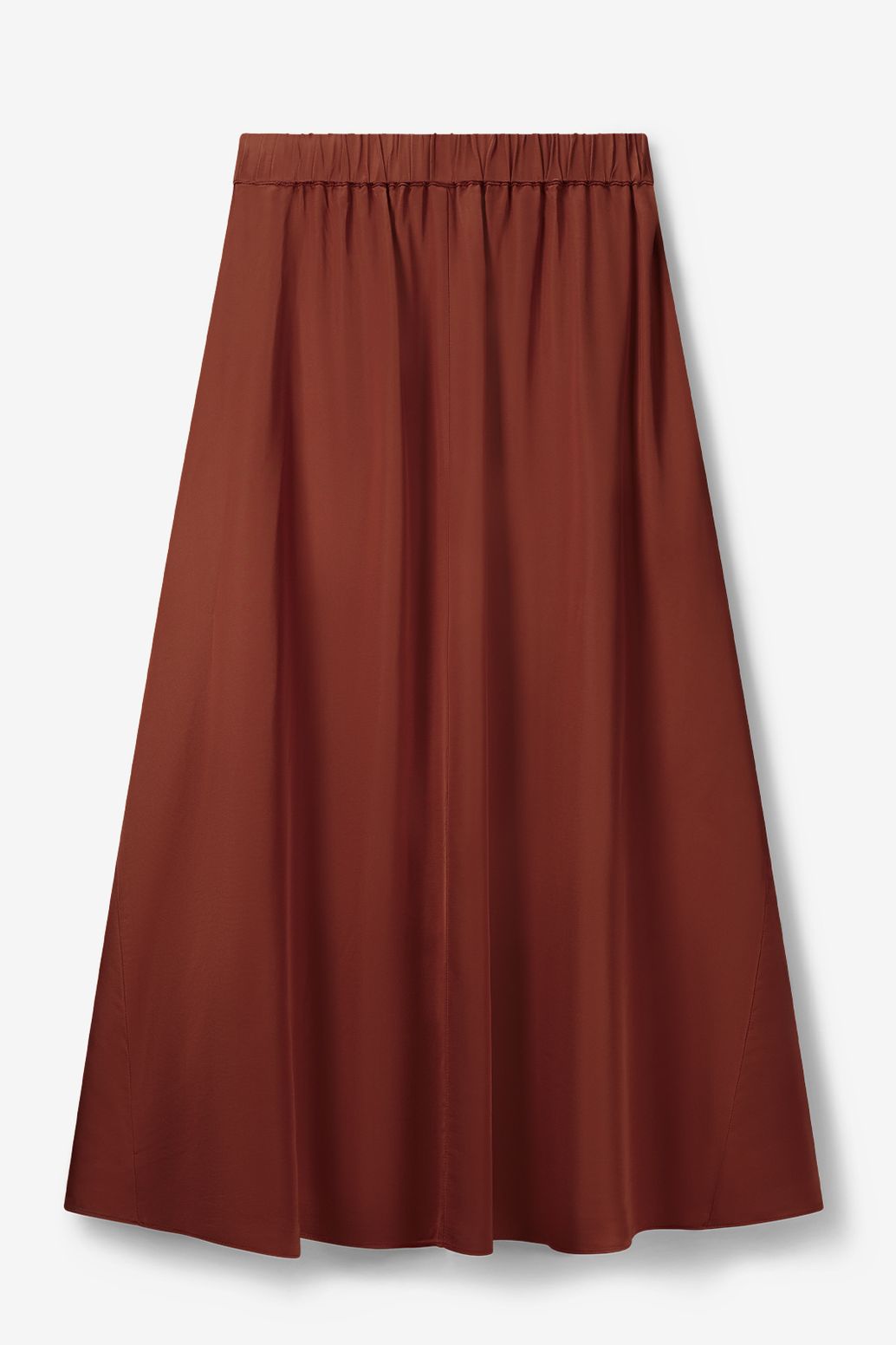 Donkerrode maxi rok