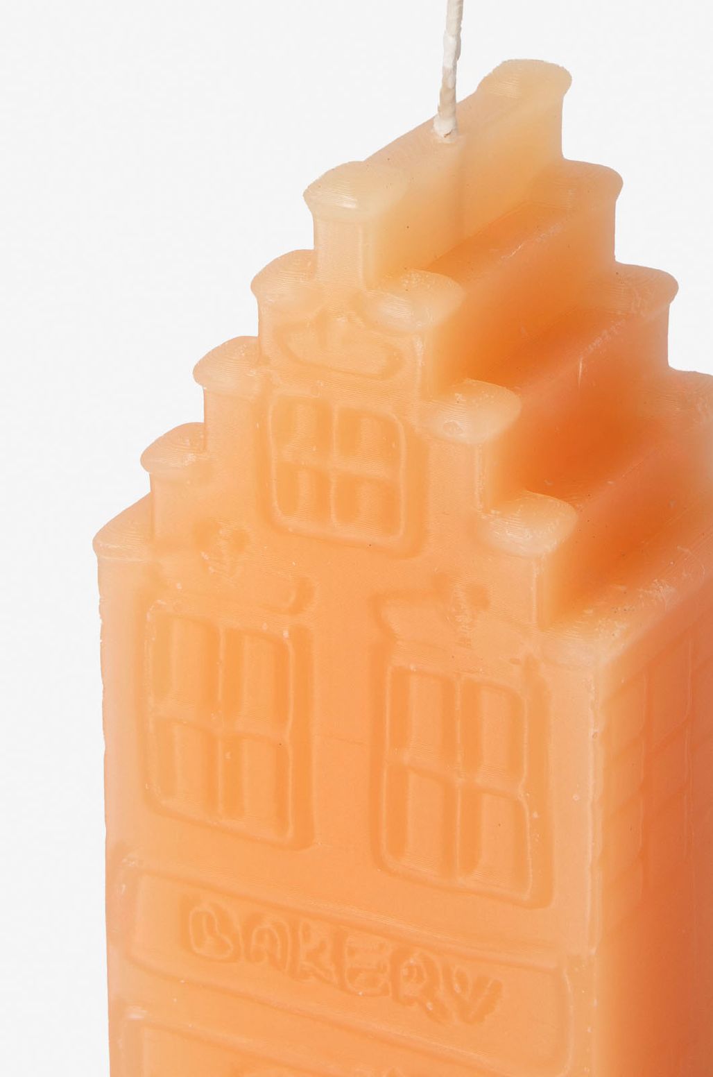 Kerze Grachtenhaus-Bäckerei - orange