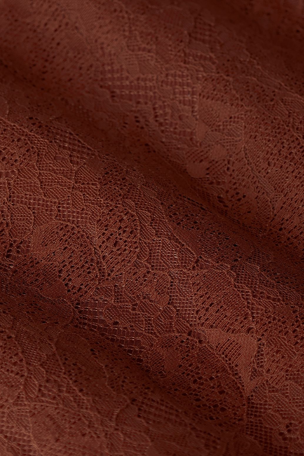 Maxi-Rock aus Spitze - dunkelrot