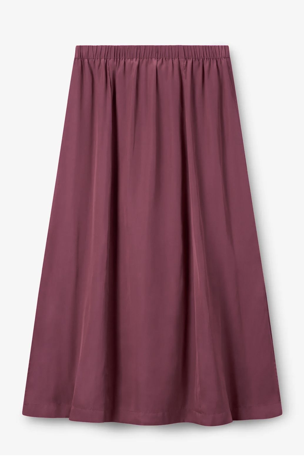Donkerroze maxi rok
