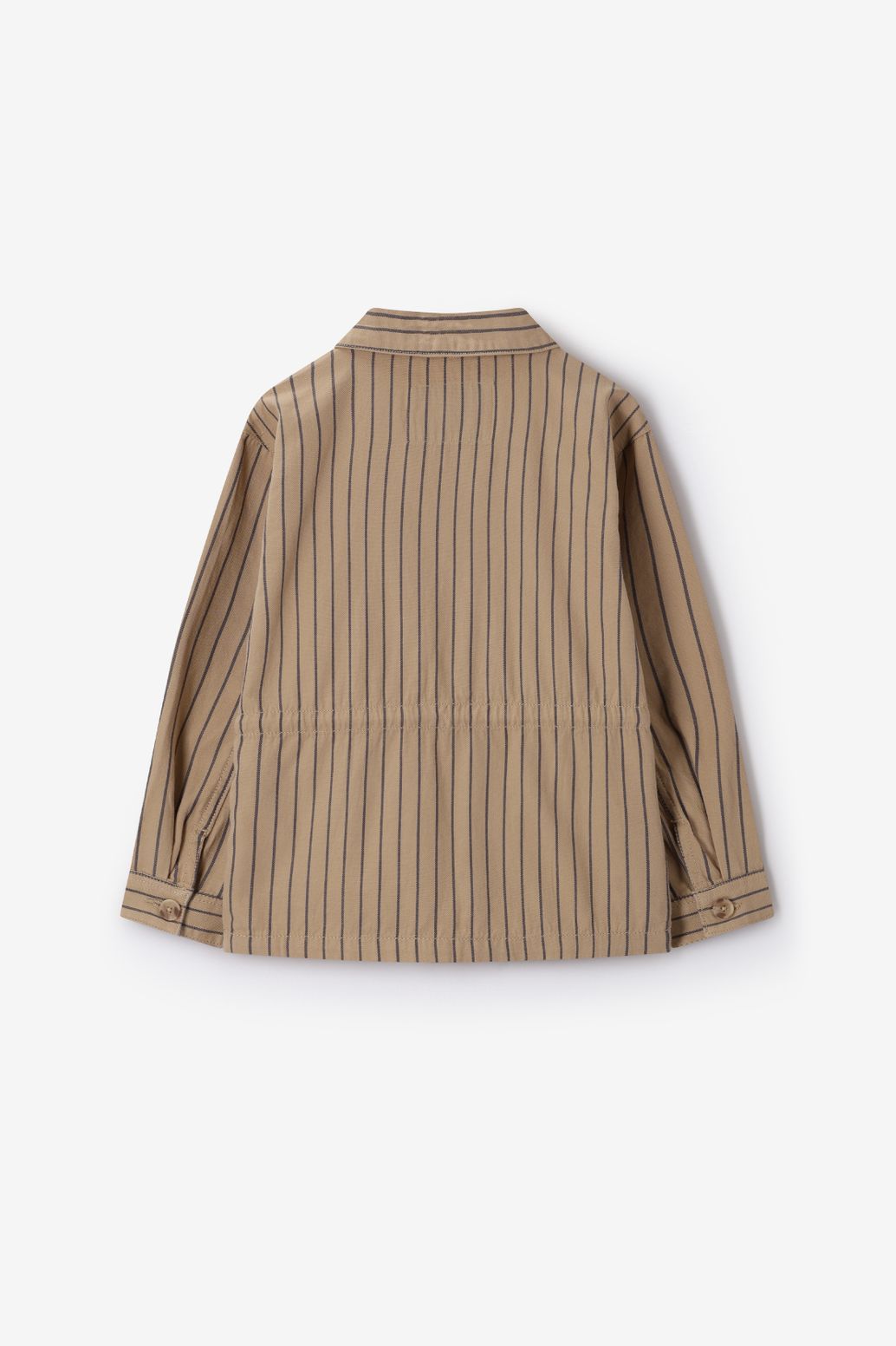 Veste rayée - marron clair