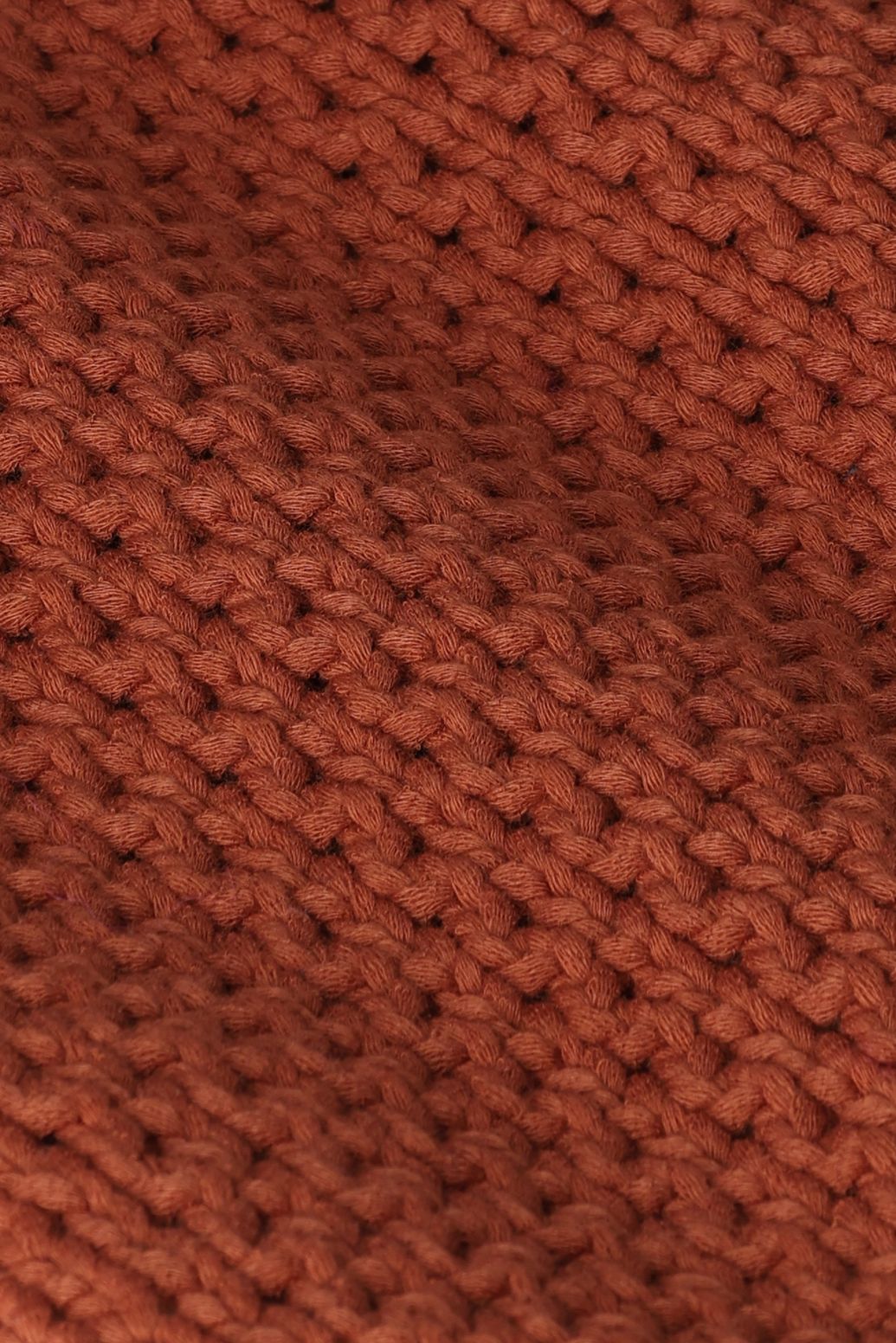 Gilet tricoté - marron foncé