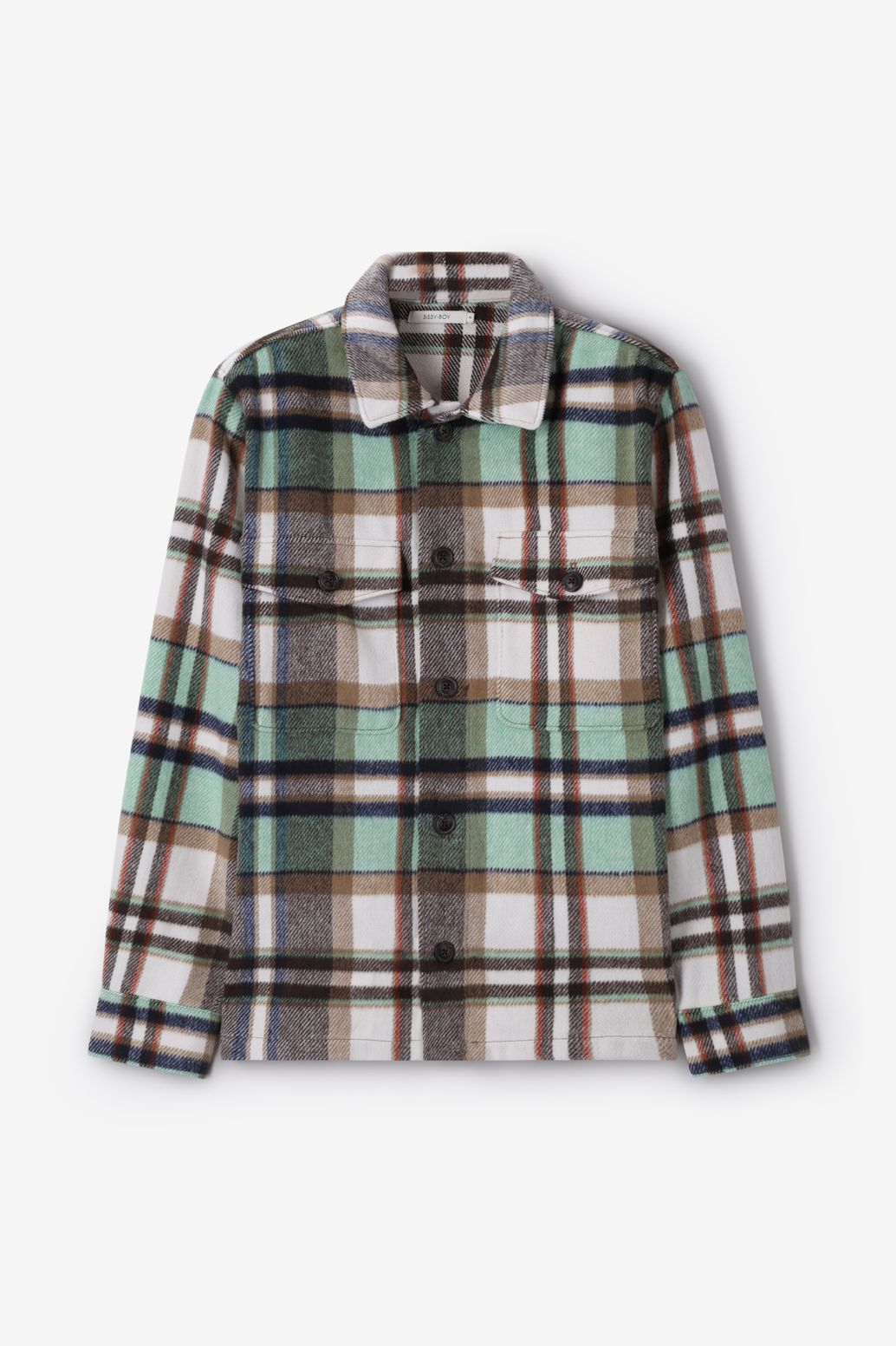 Veste à carreaux - vert