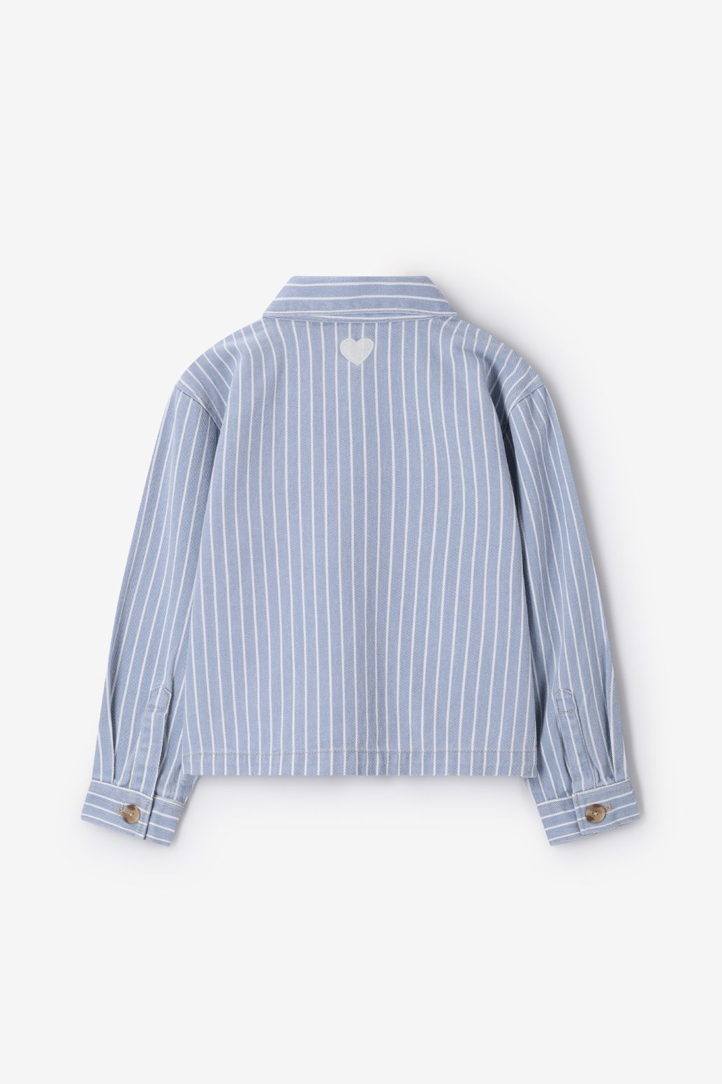 Veste à rayures - bleu