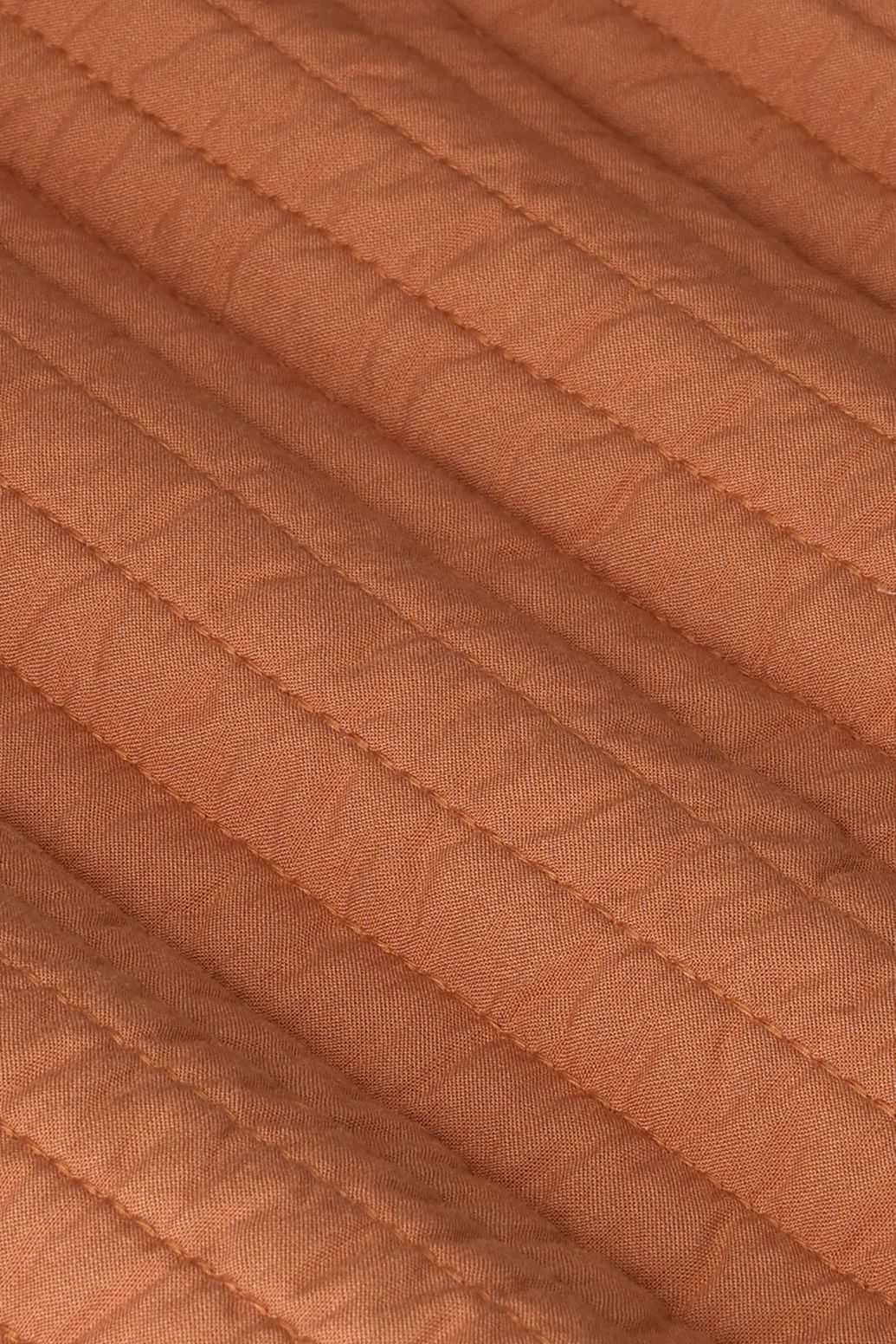 Bruin gilet met embroidery