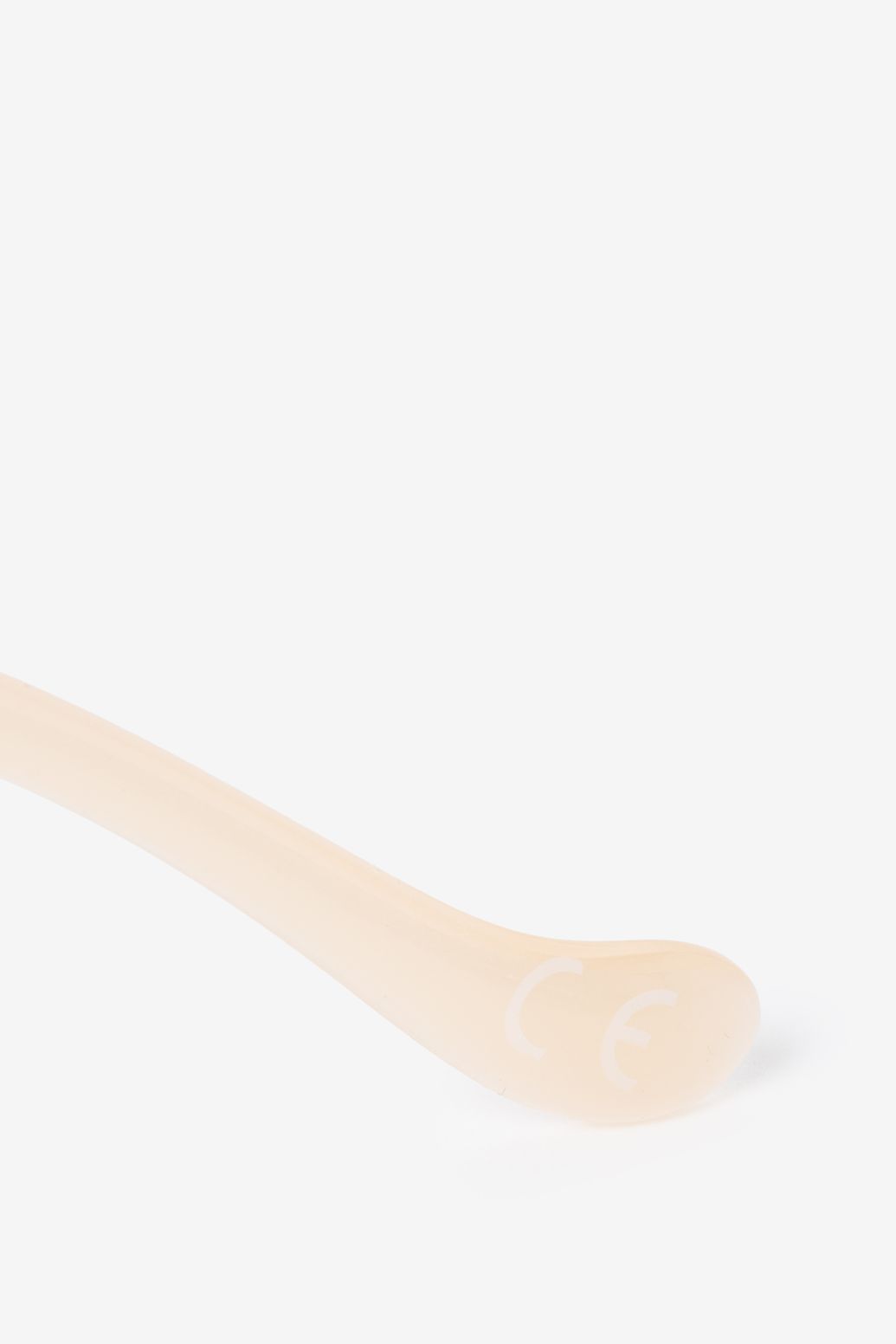 Lunettes de soleil avec monture fleur - beige