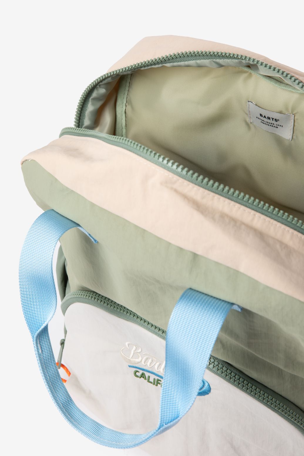 Barts groene rugzak met colourblock