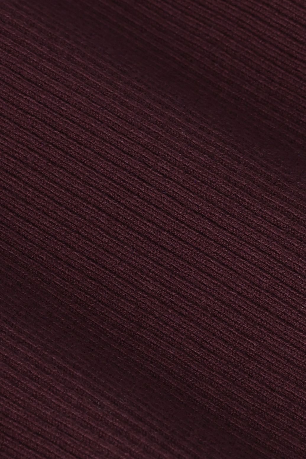 Polo tricoté - marron foncé