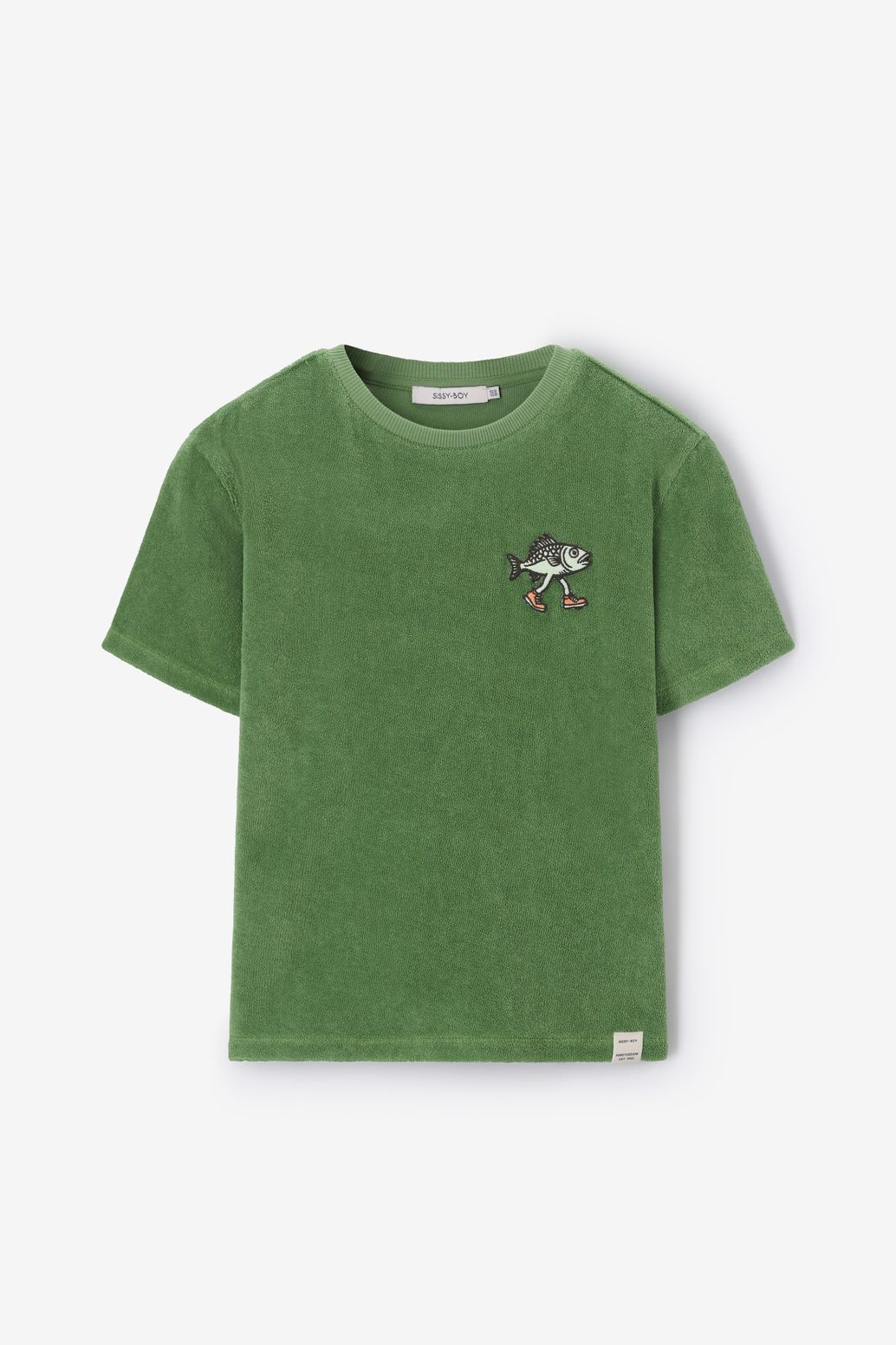 T-shirt en tissu éponge - vert