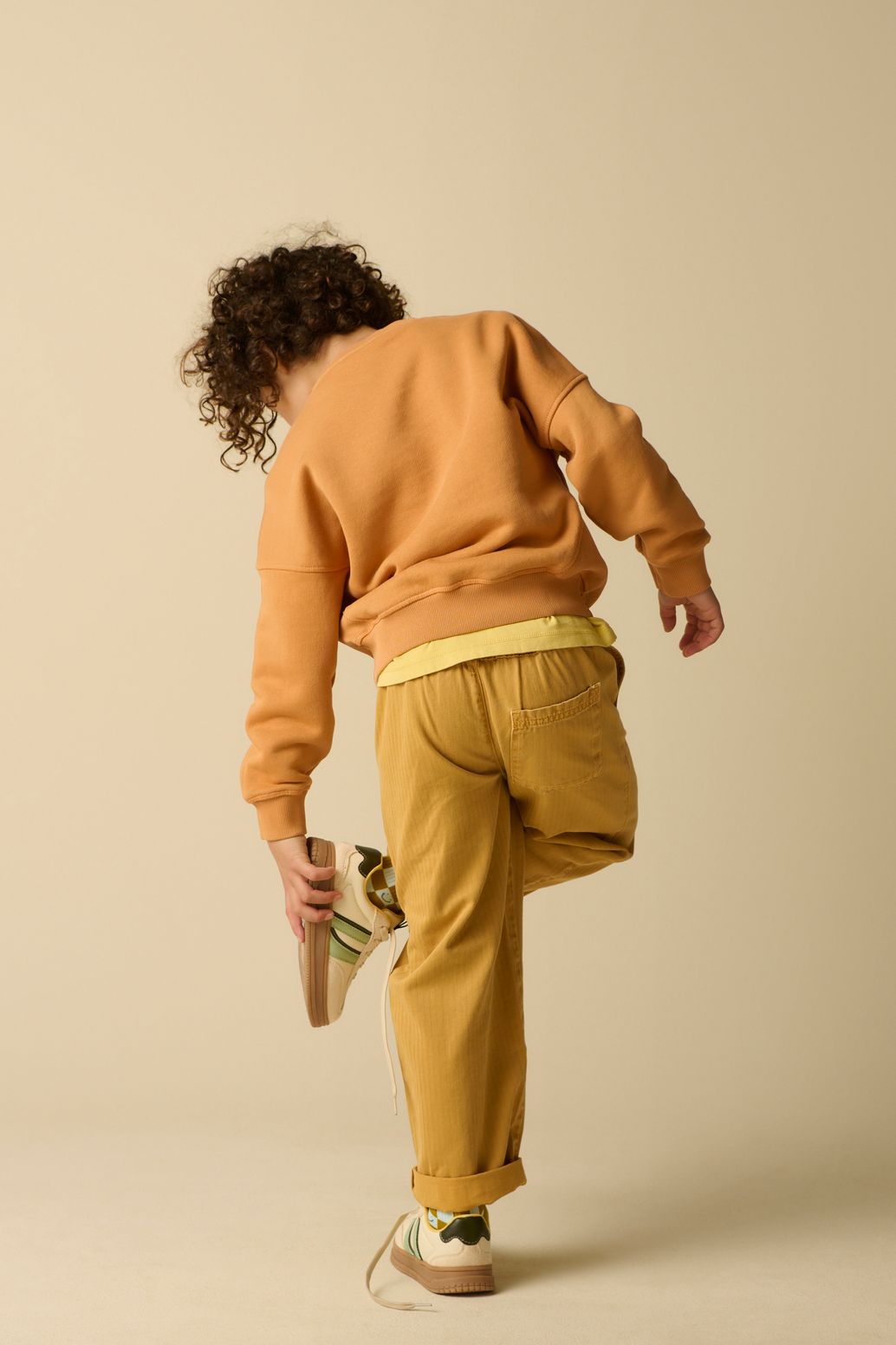 Sweater mit Stickerei-Detail - braun