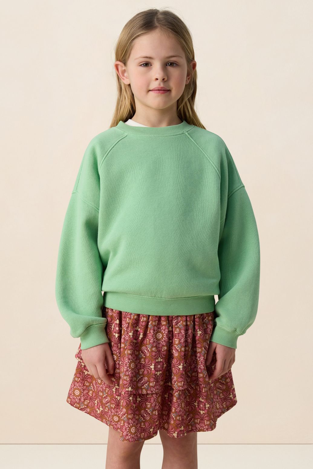 Sweat ample - vert clair