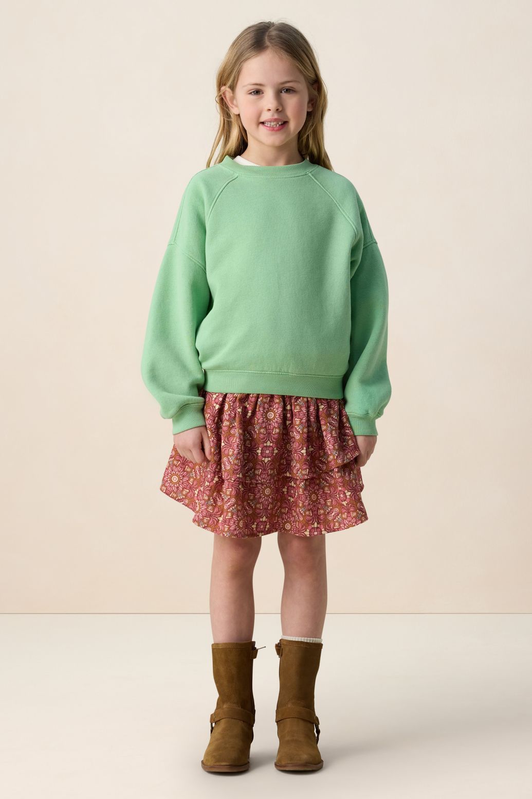 Sweat ample - vert clair