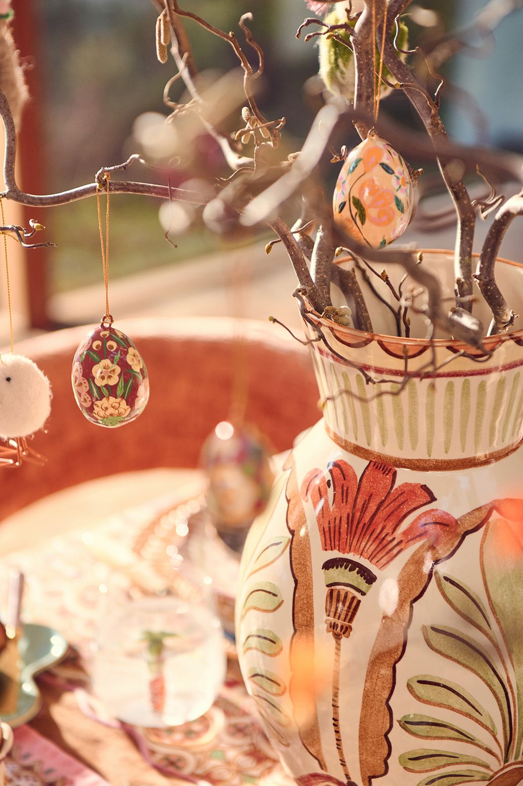 Multicolour palm vaas