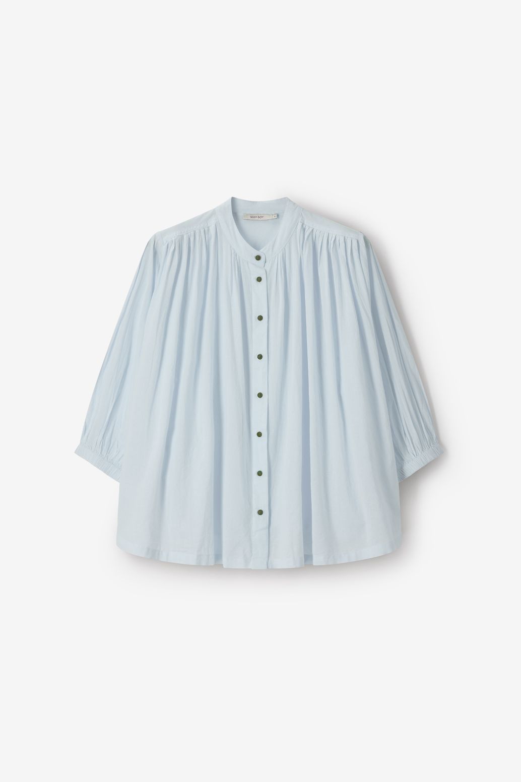 Lichtblauwe blouse