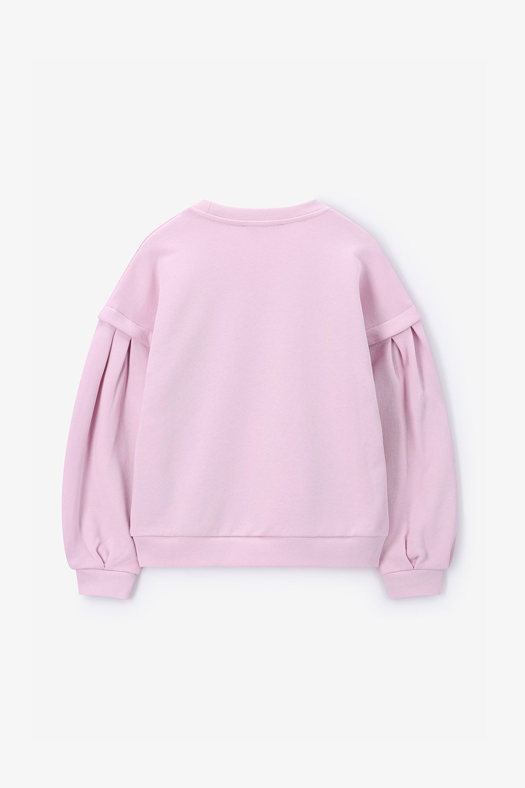 Sweater mit Puffärmeln - rosa