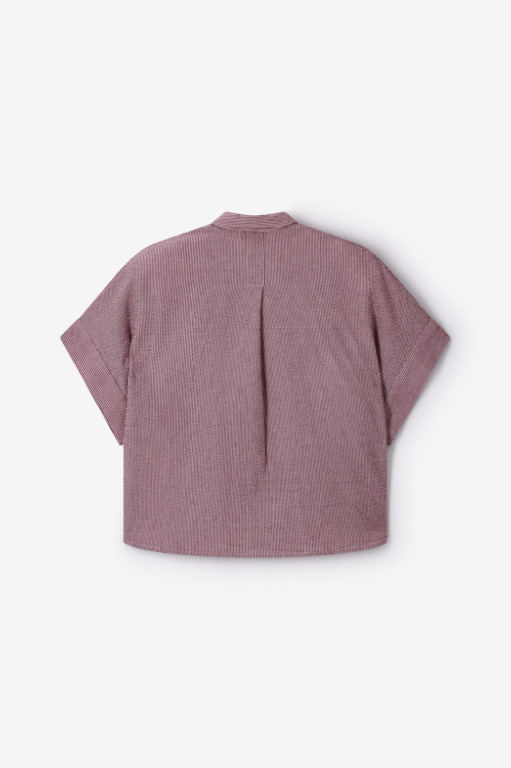 Blouse rayée - rouge foncé