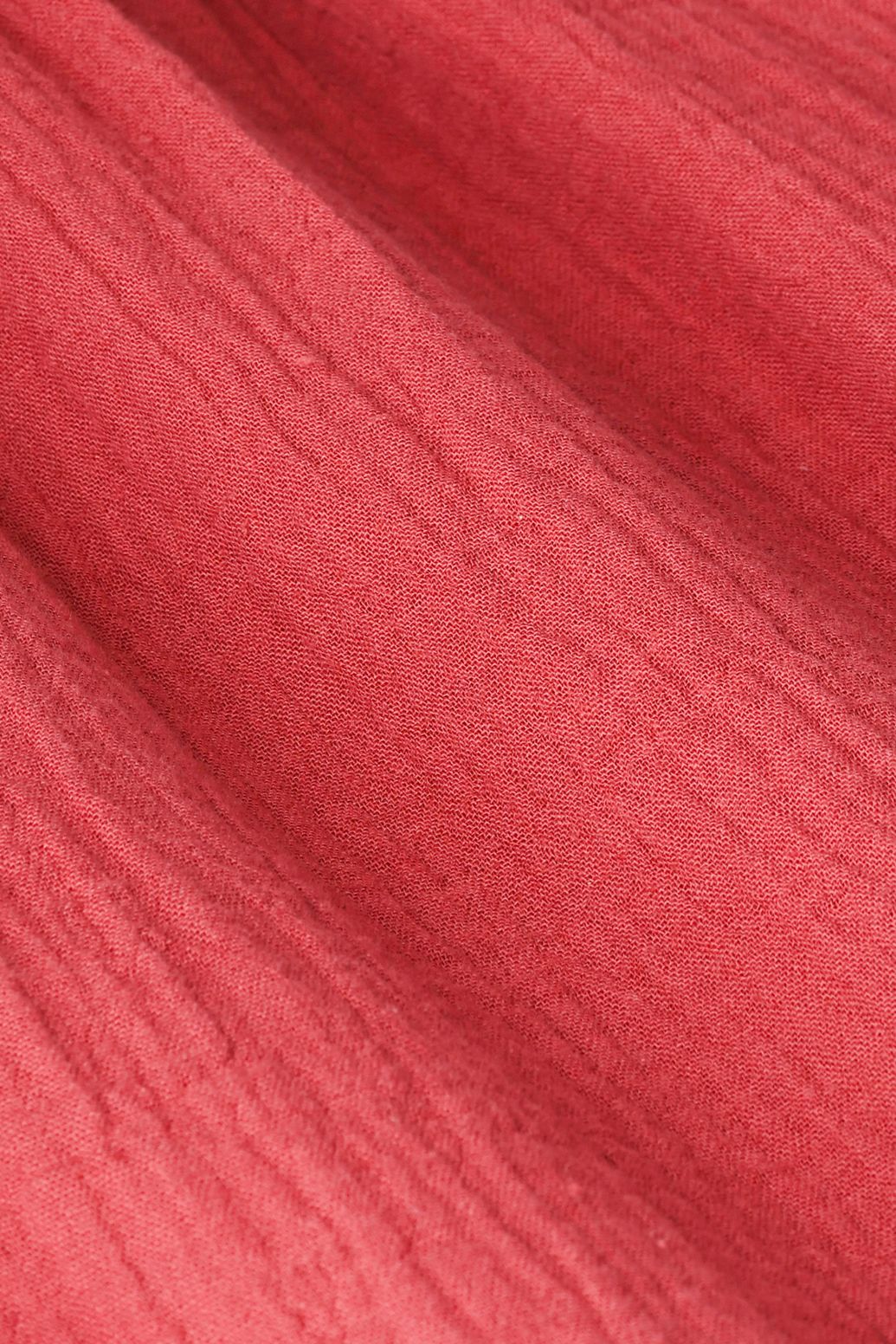 Maxi-Kleid mit Ballonärmeln - rot
