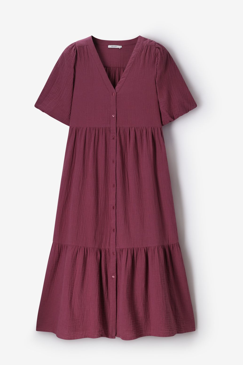 Maxi-Kleid - dunkelrosa