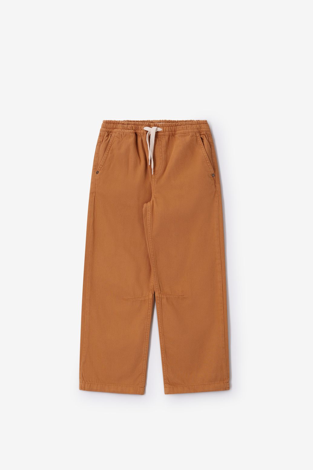 Bruine pull on broek