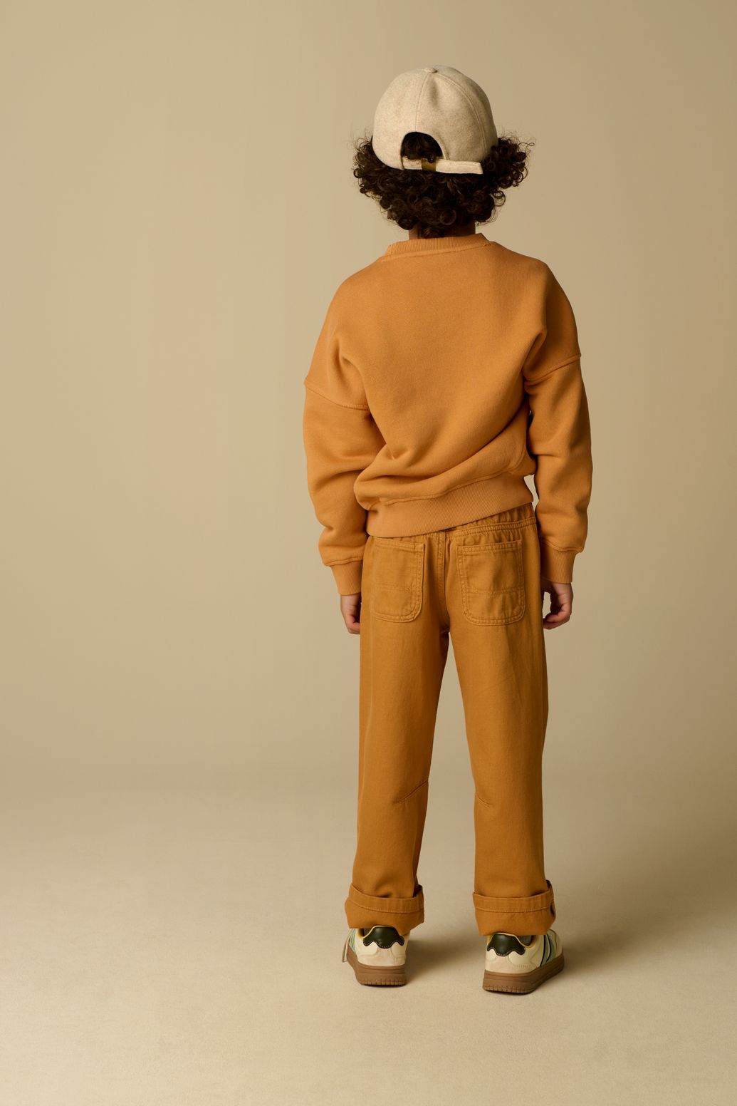 Bruine pull on broek