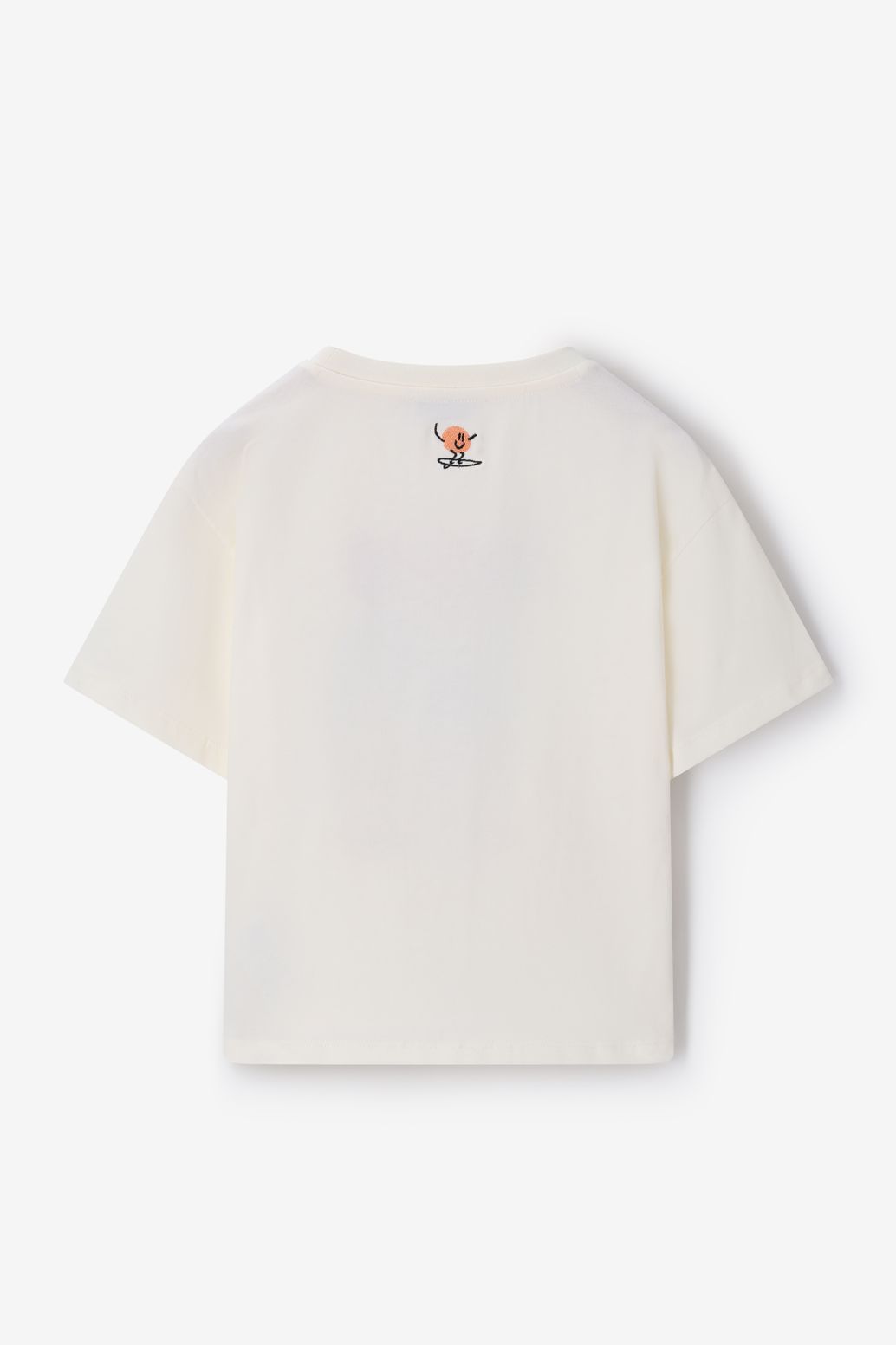 Wit t-shirt met artwork