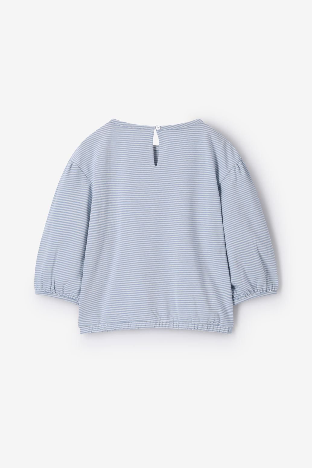 Blauw t-shirt met strepen