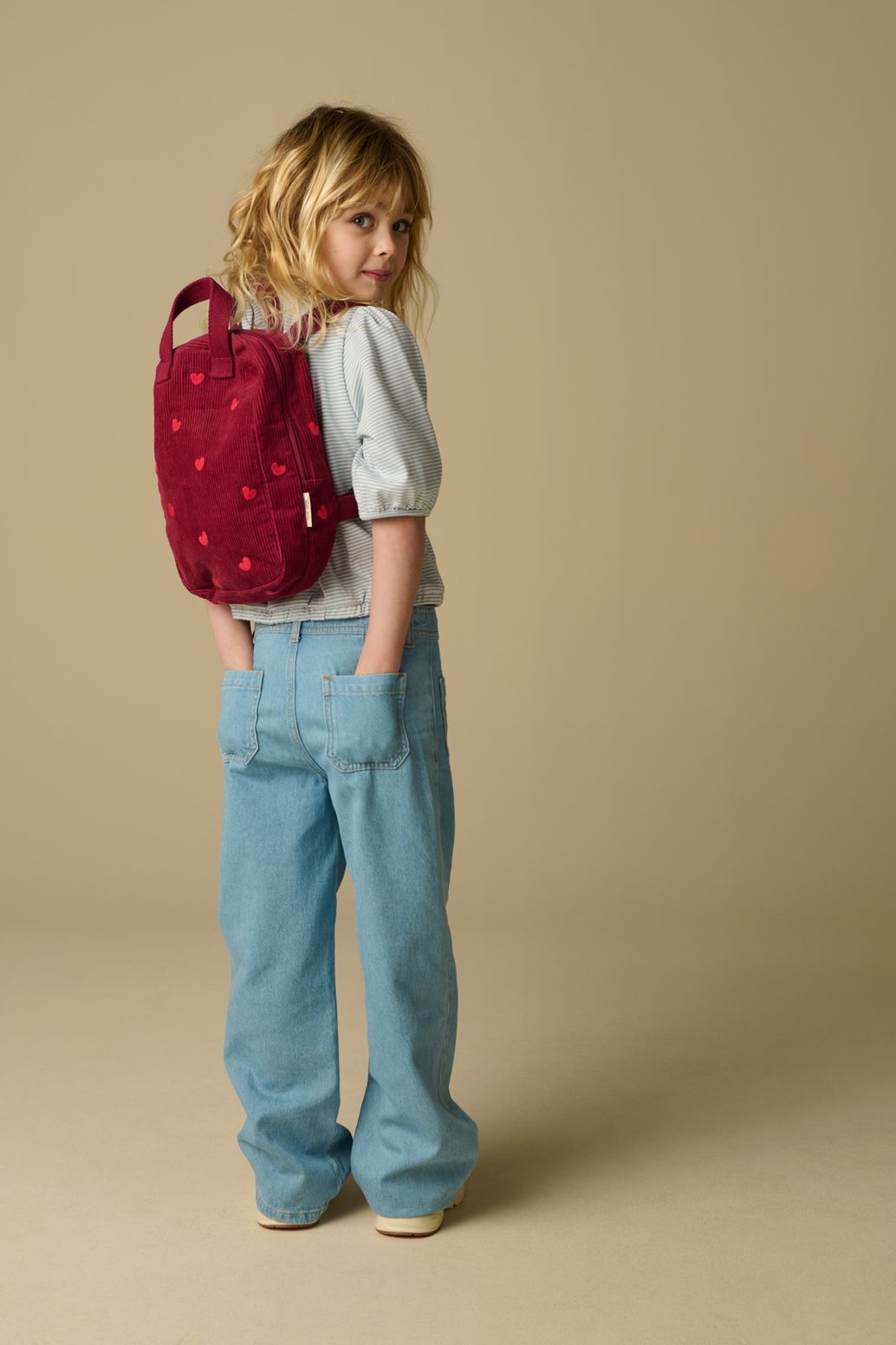 Blauw t-shirt met strepen