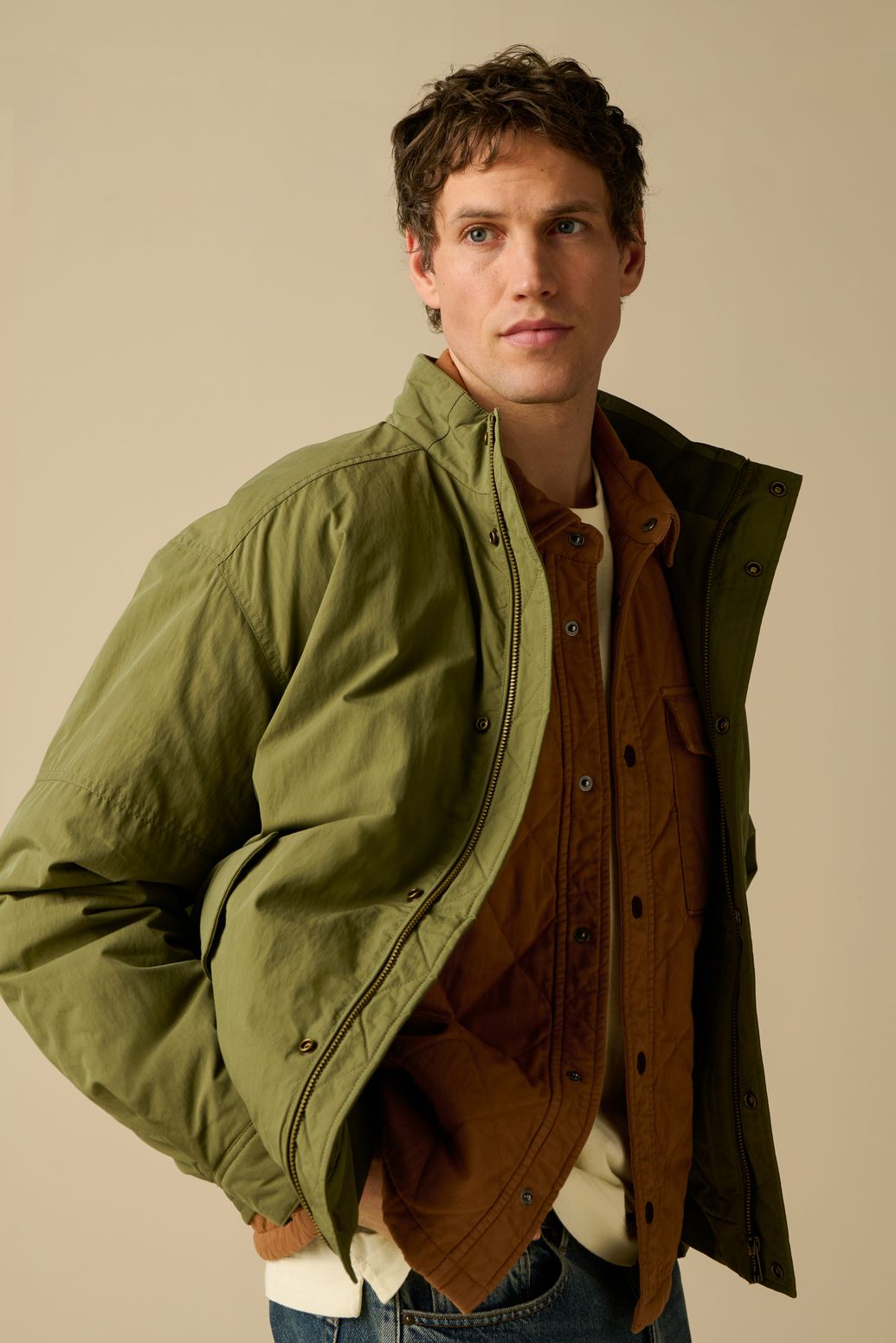 Groen bomberjack