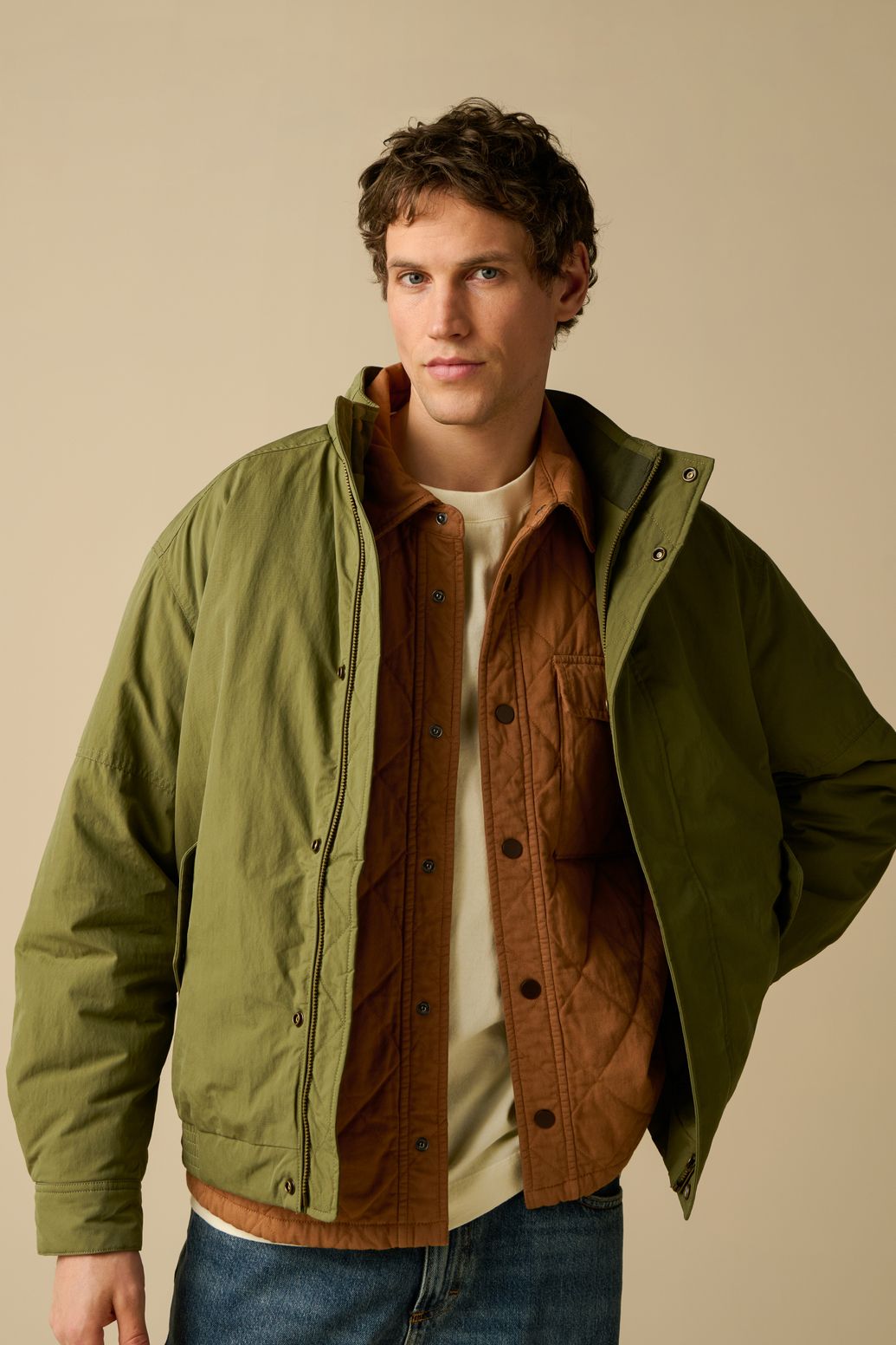 Groen bomberjack