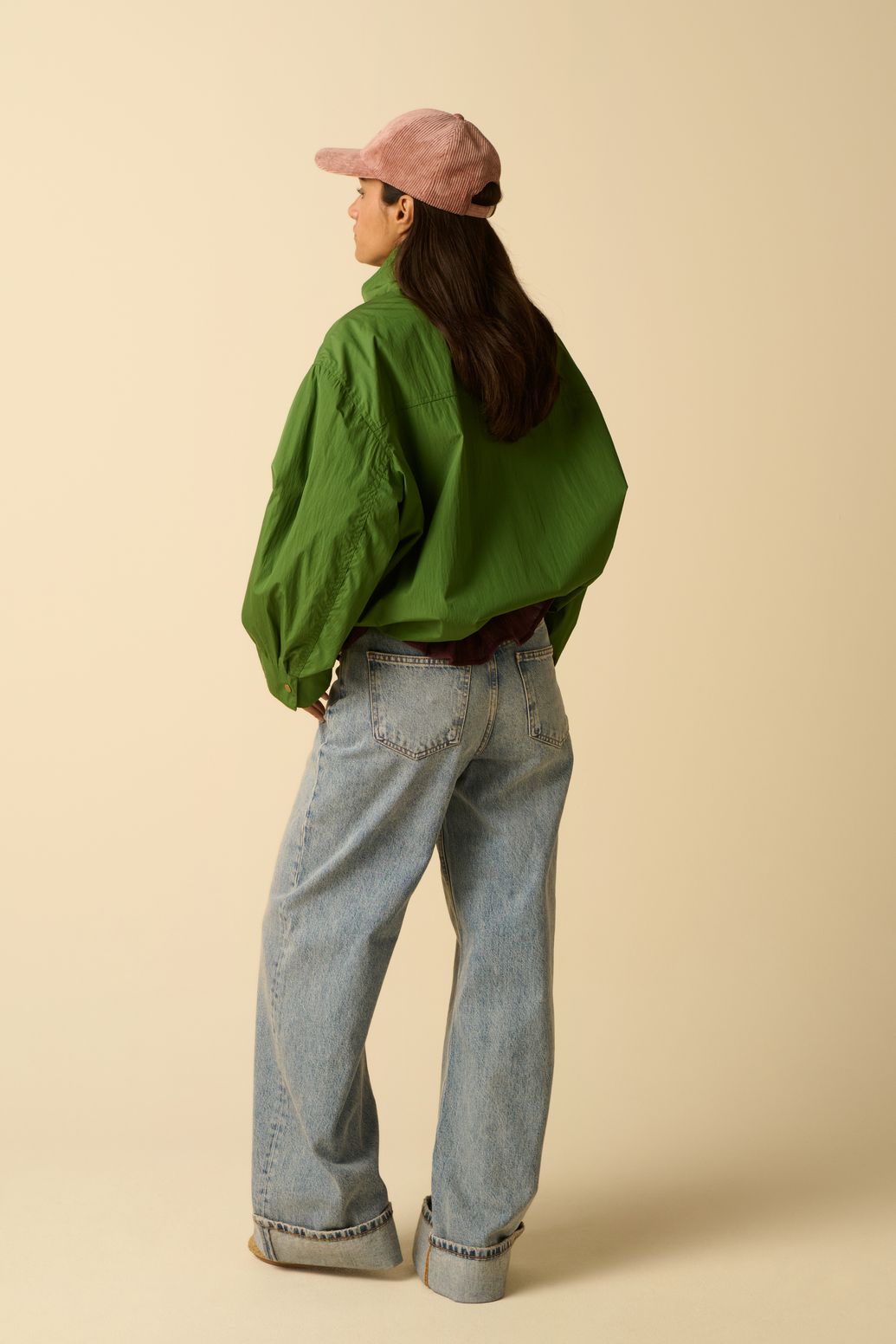 Veste coupe ballon - vert