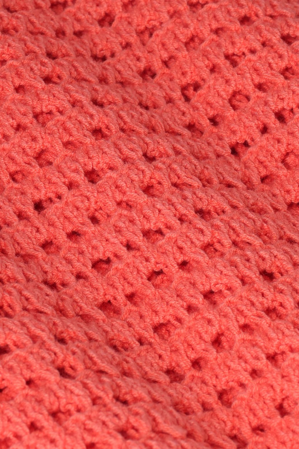 Kurzarm-Pullover mit V-Ausschnitt - orange