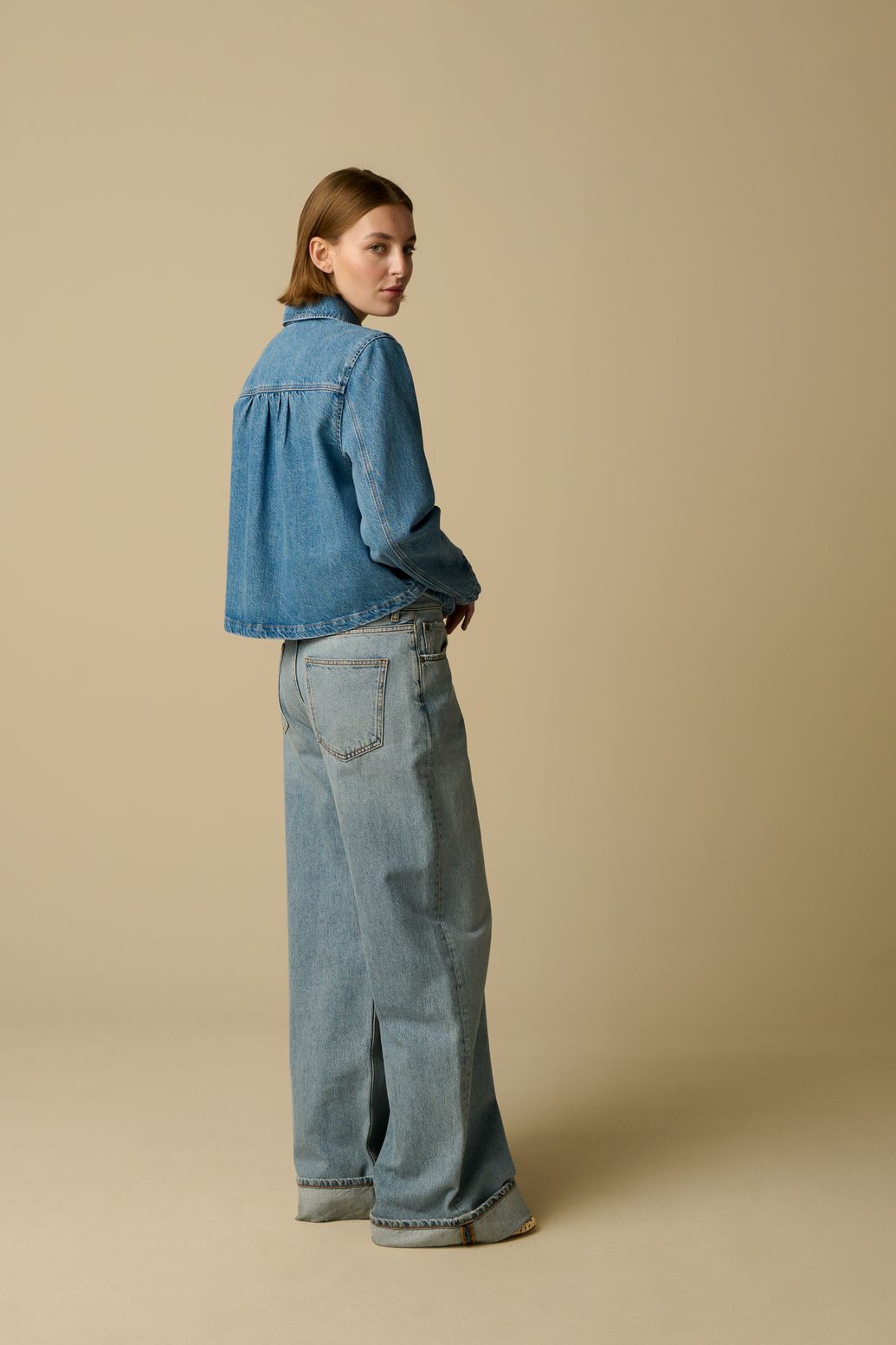 Veste en jean - bleu